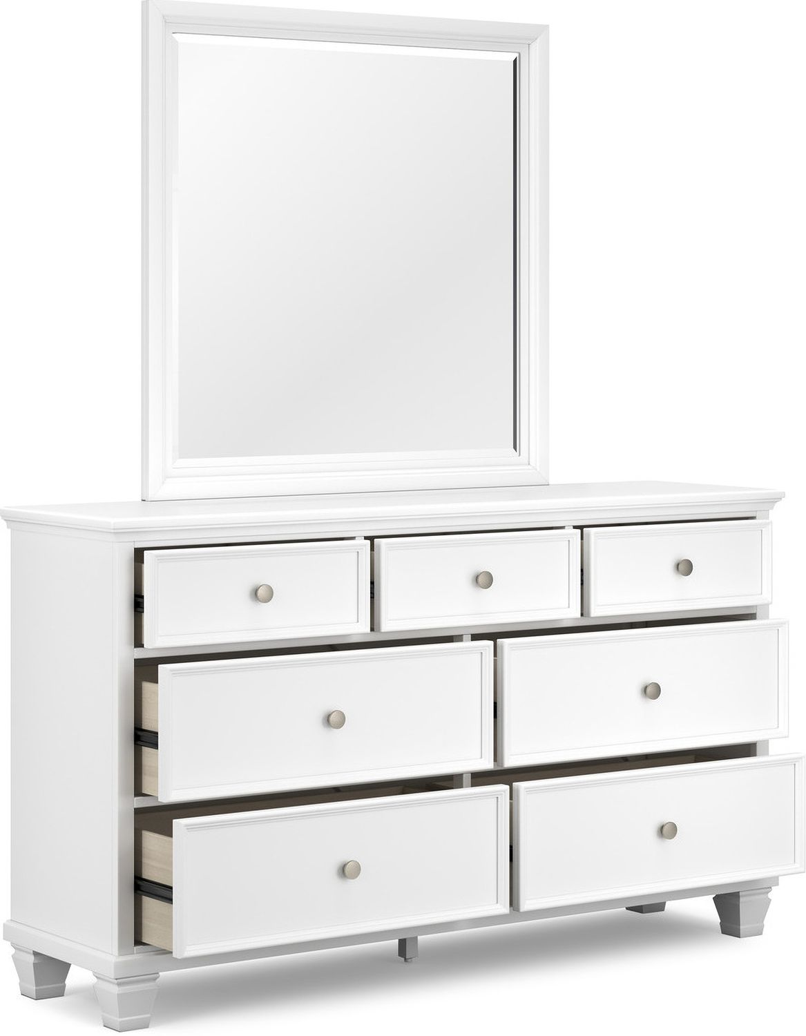Fortman White Dresser B68031