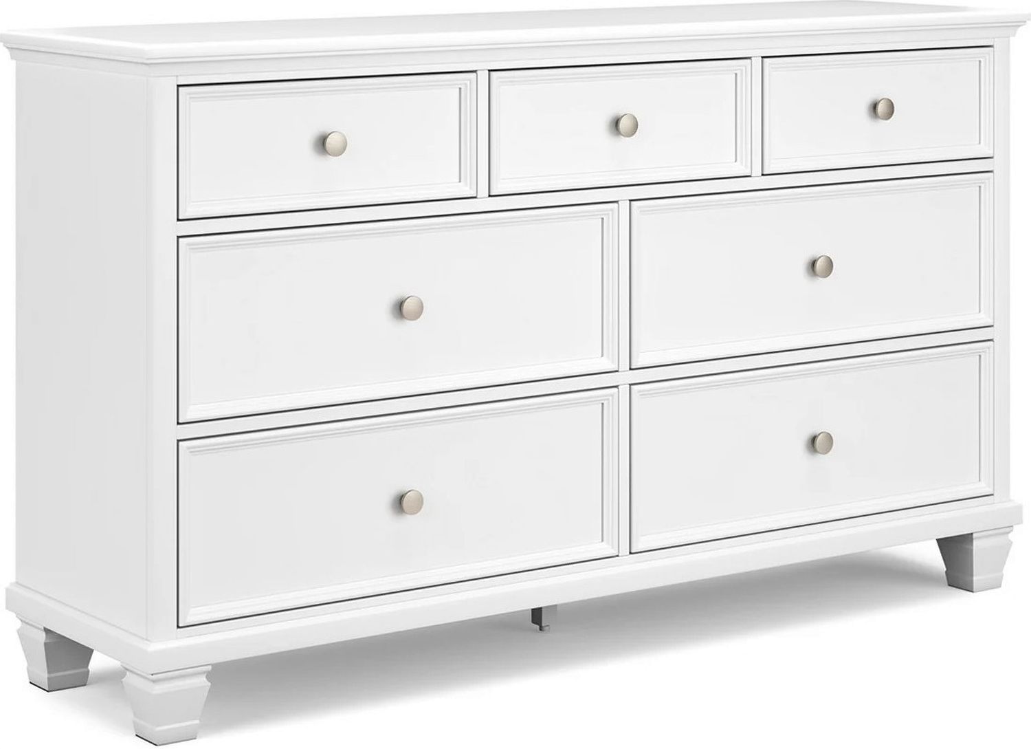 Fortman White Dresser B68031