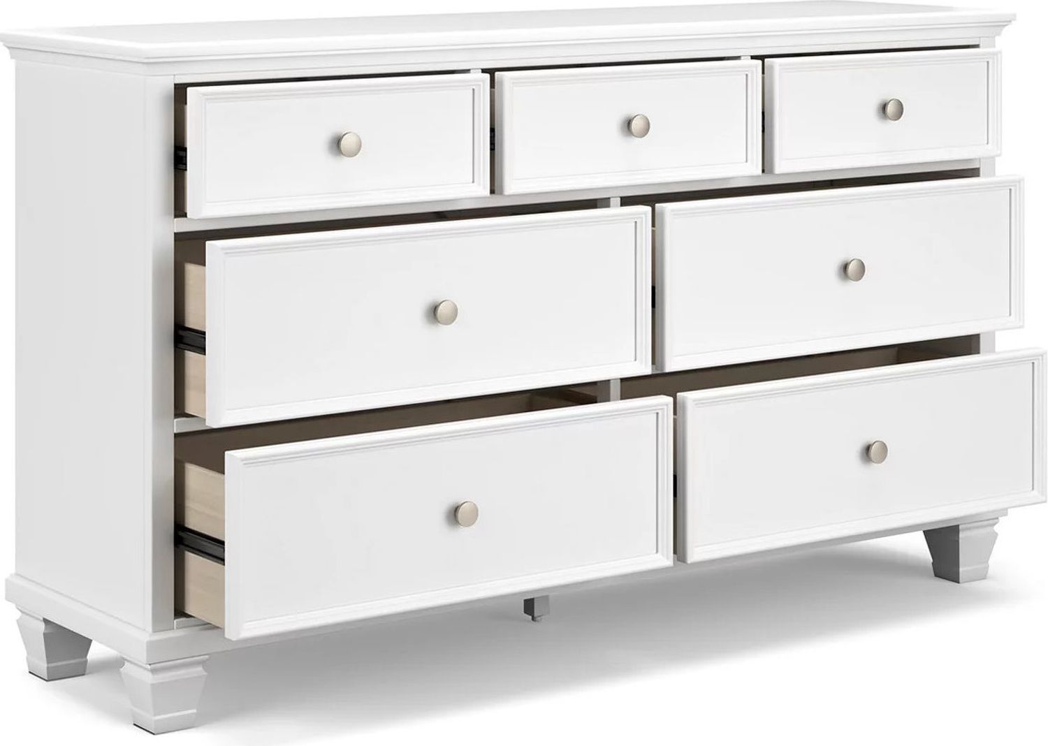 Fortman White Dresser B68031