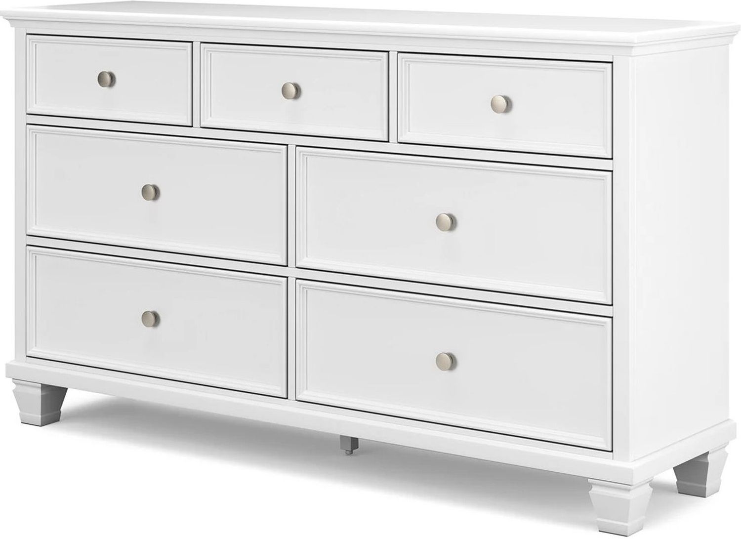 Fortman White Dresser B68031
