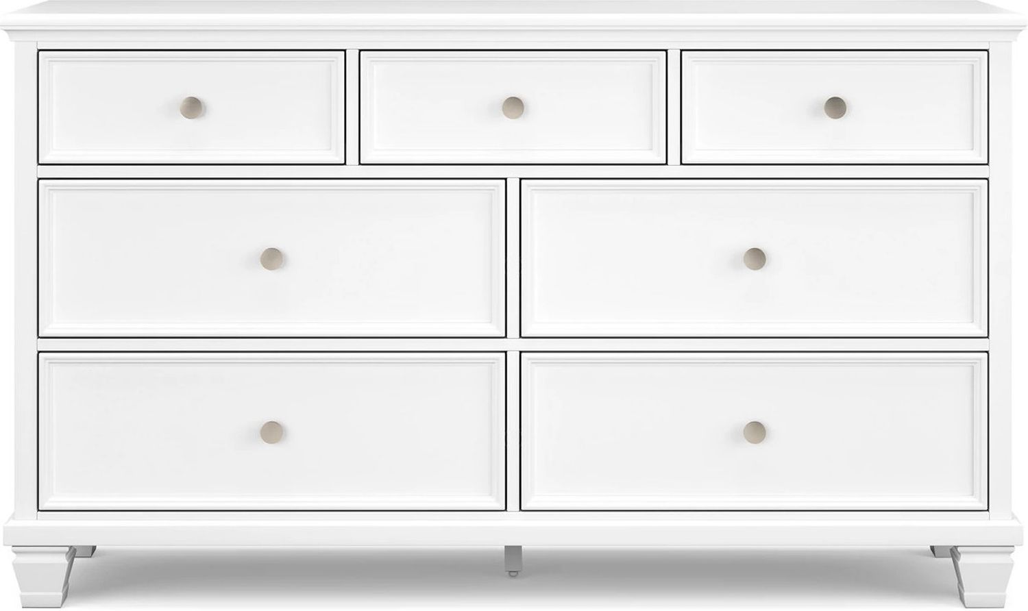 Fortman White Dresser B68031