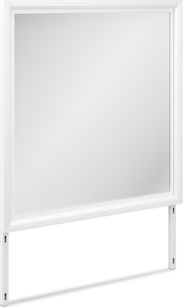 Fortman White Bedroom Mirror B68036