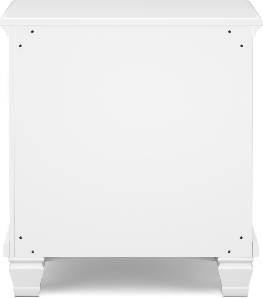 Fortman White Two Drawer Night Stand B68092
