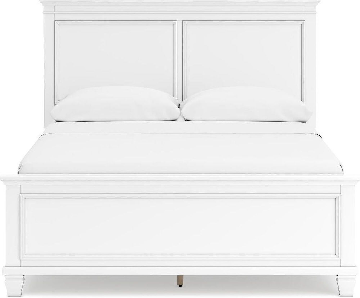 Fortman White Queen Panel Bed B680B2