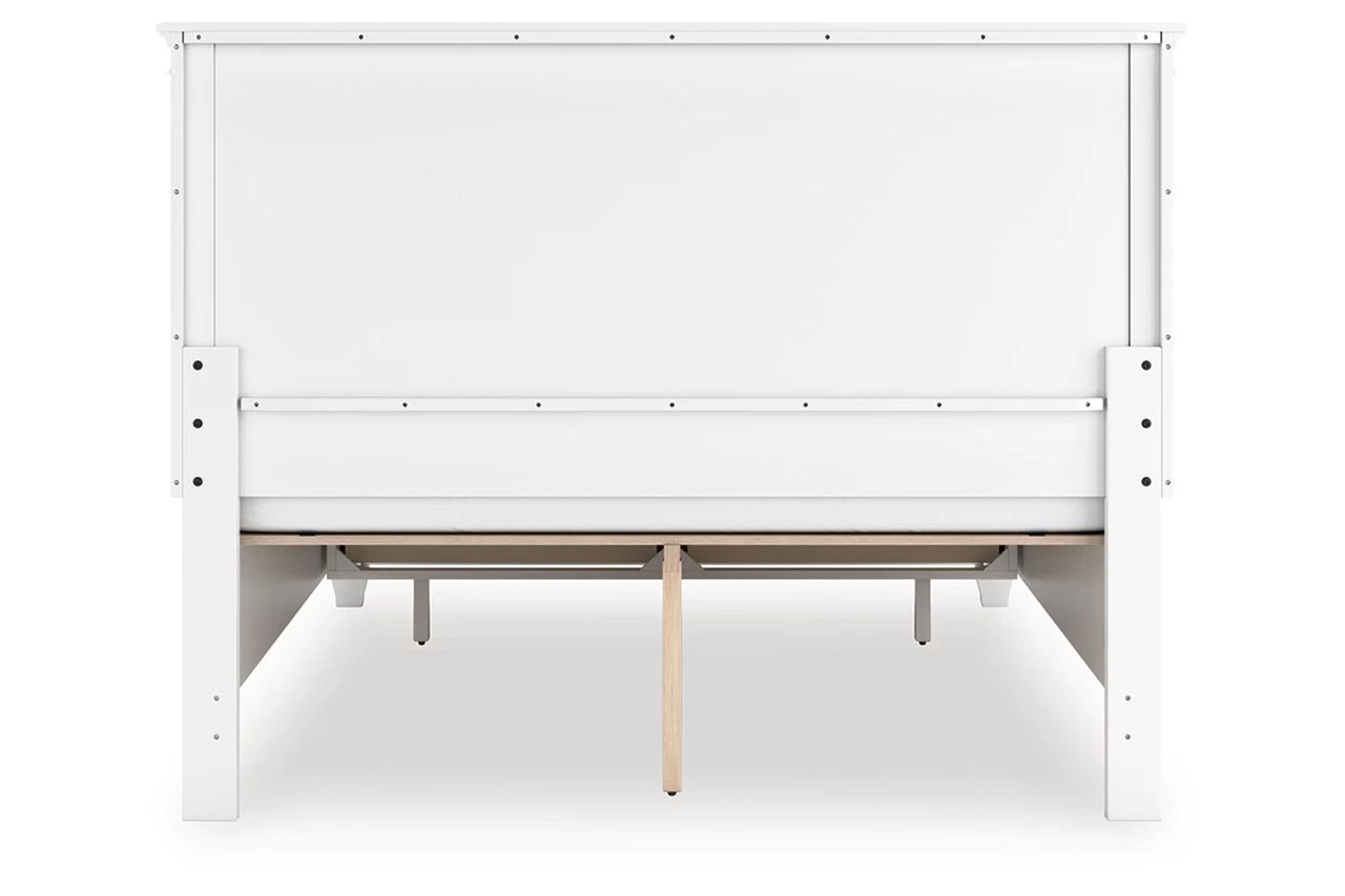 Fortman Queen Panel Storage Bed In White B680B20
