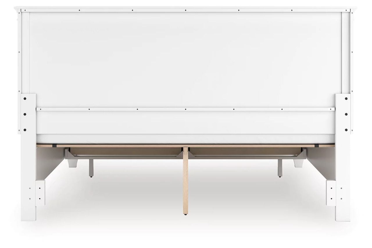 Fortman King Panel Storage Bed In White B680B22