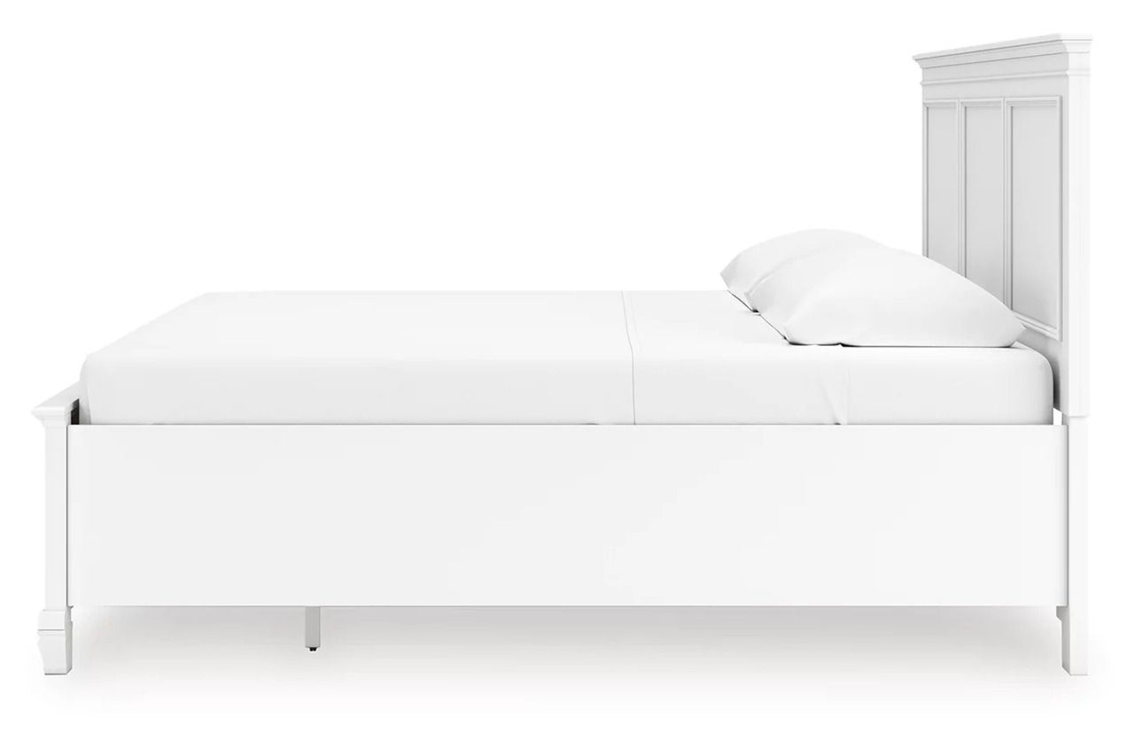 Fortman King Panel Storage Bed In White B680B22
