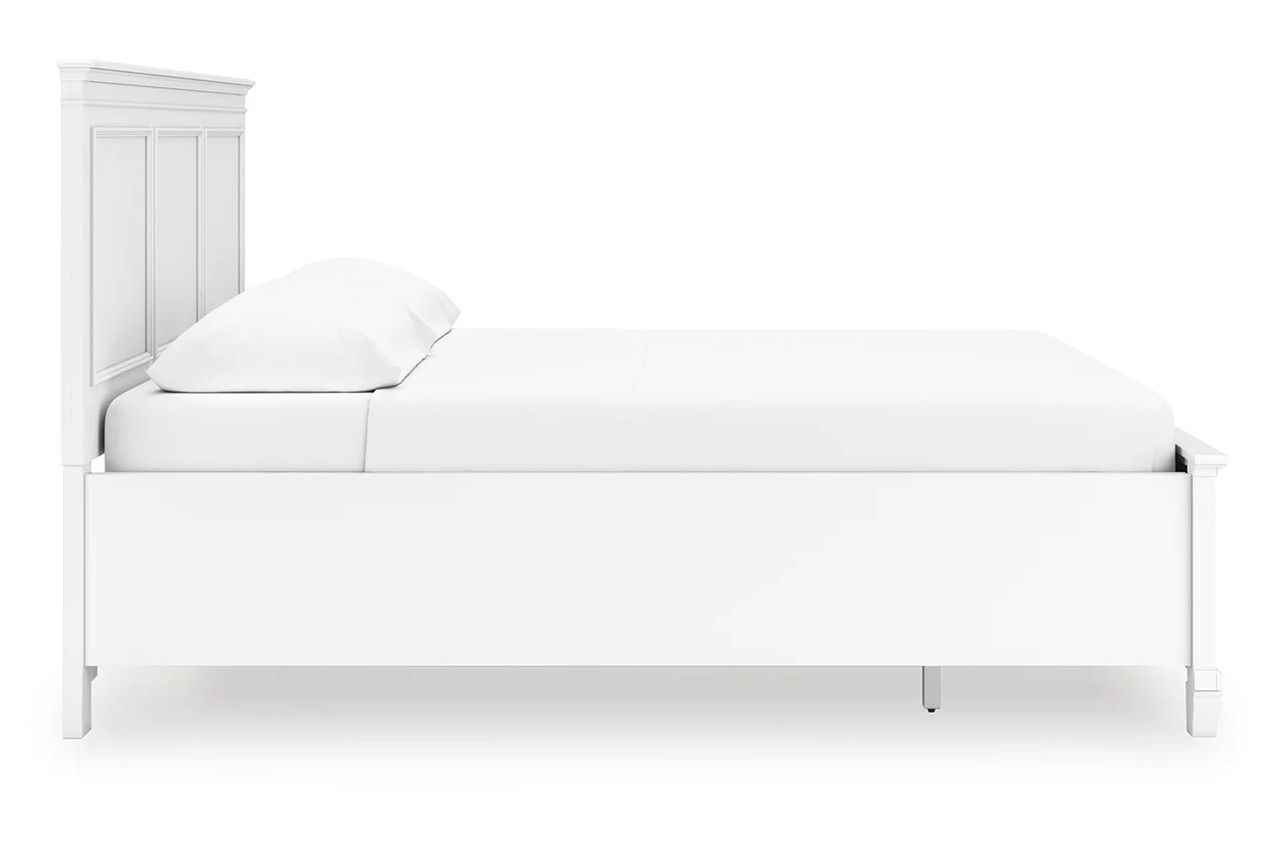 Fortman California King Panel Storage Bed In White B680B23
