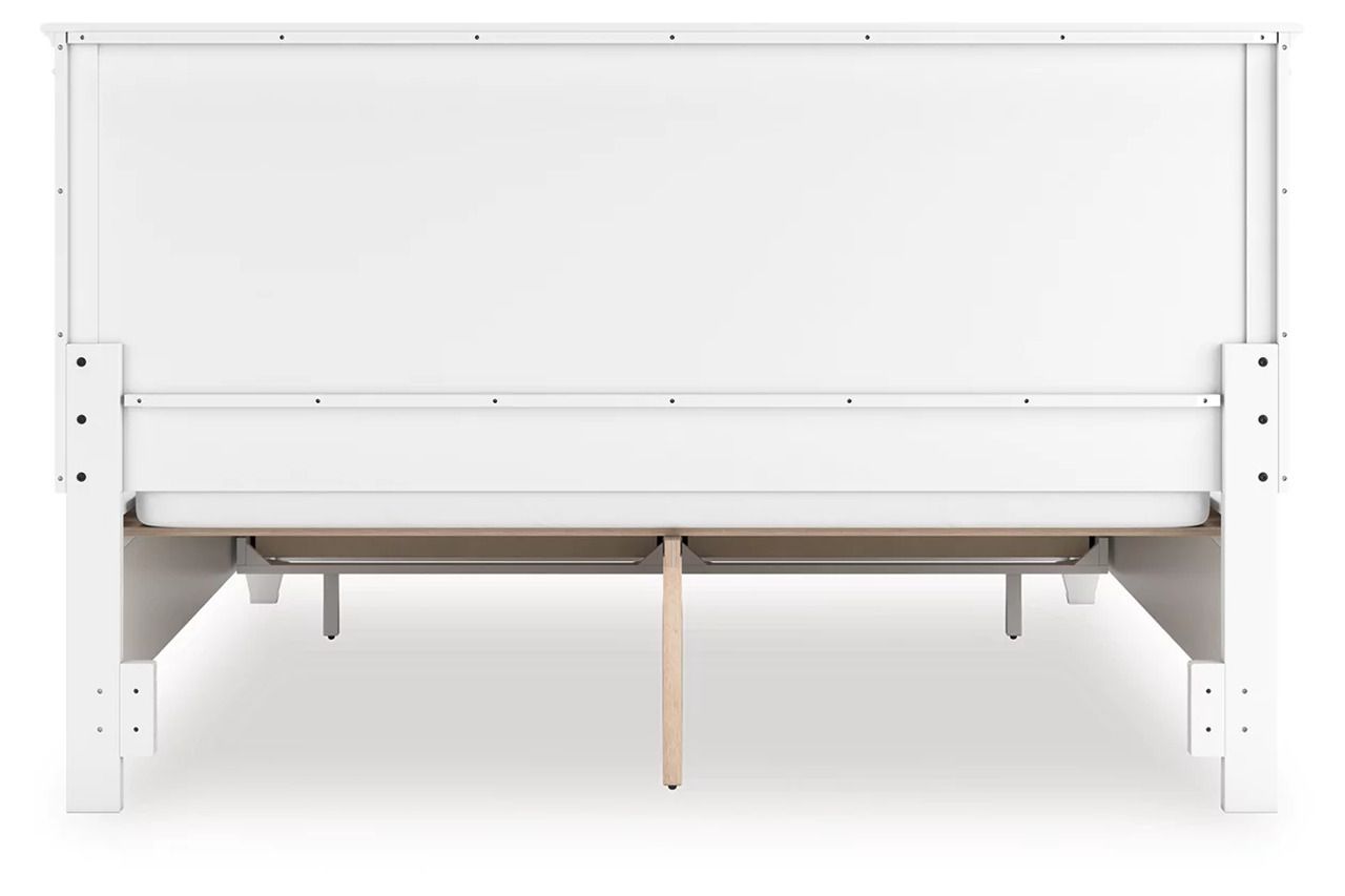 Fortman California King Panel Storage Bed In White B680B23