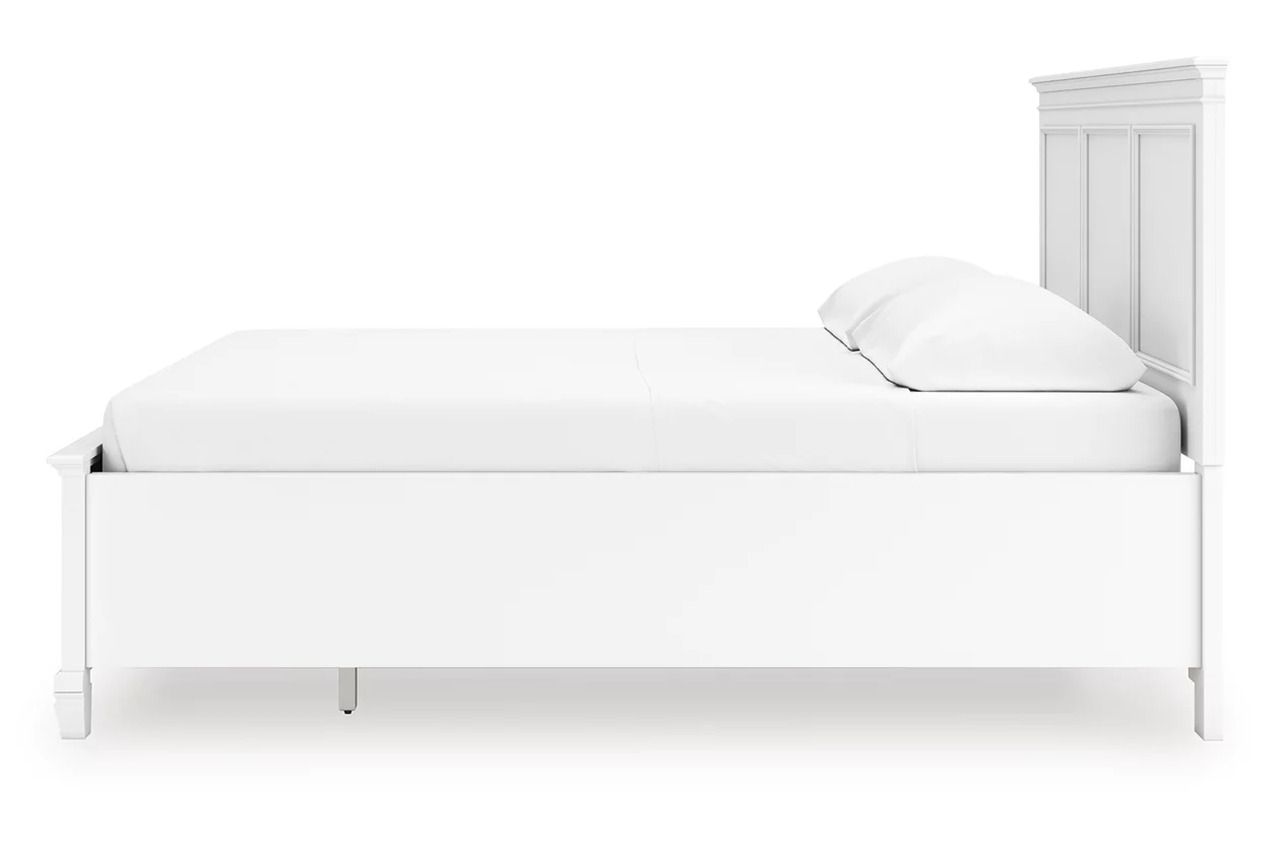 Fortman California King Panel Storage Bed In White B680B23