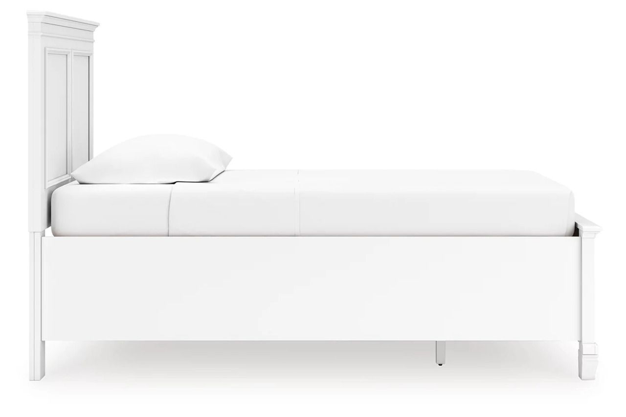 Fortman Twin Panel Storage Bed In White B680B24