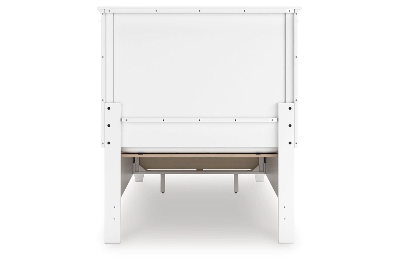 Fortman Twin Panel Storage Bed In White B680B24