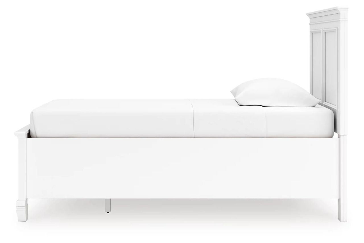 Fortman Twin Panel Storage Bed In White B680B24