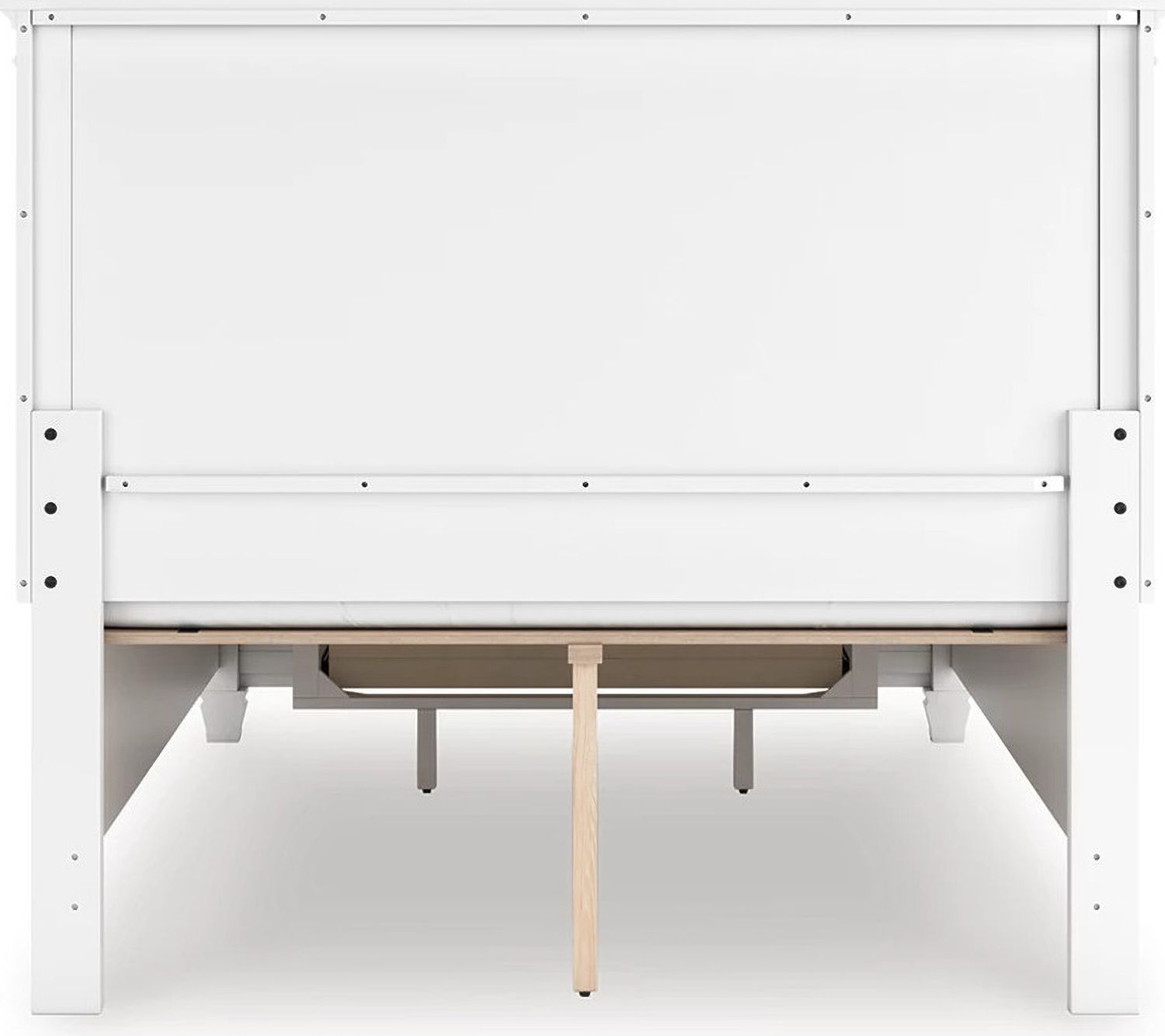 Fortman Full Panel Storage Bed In White B680B25