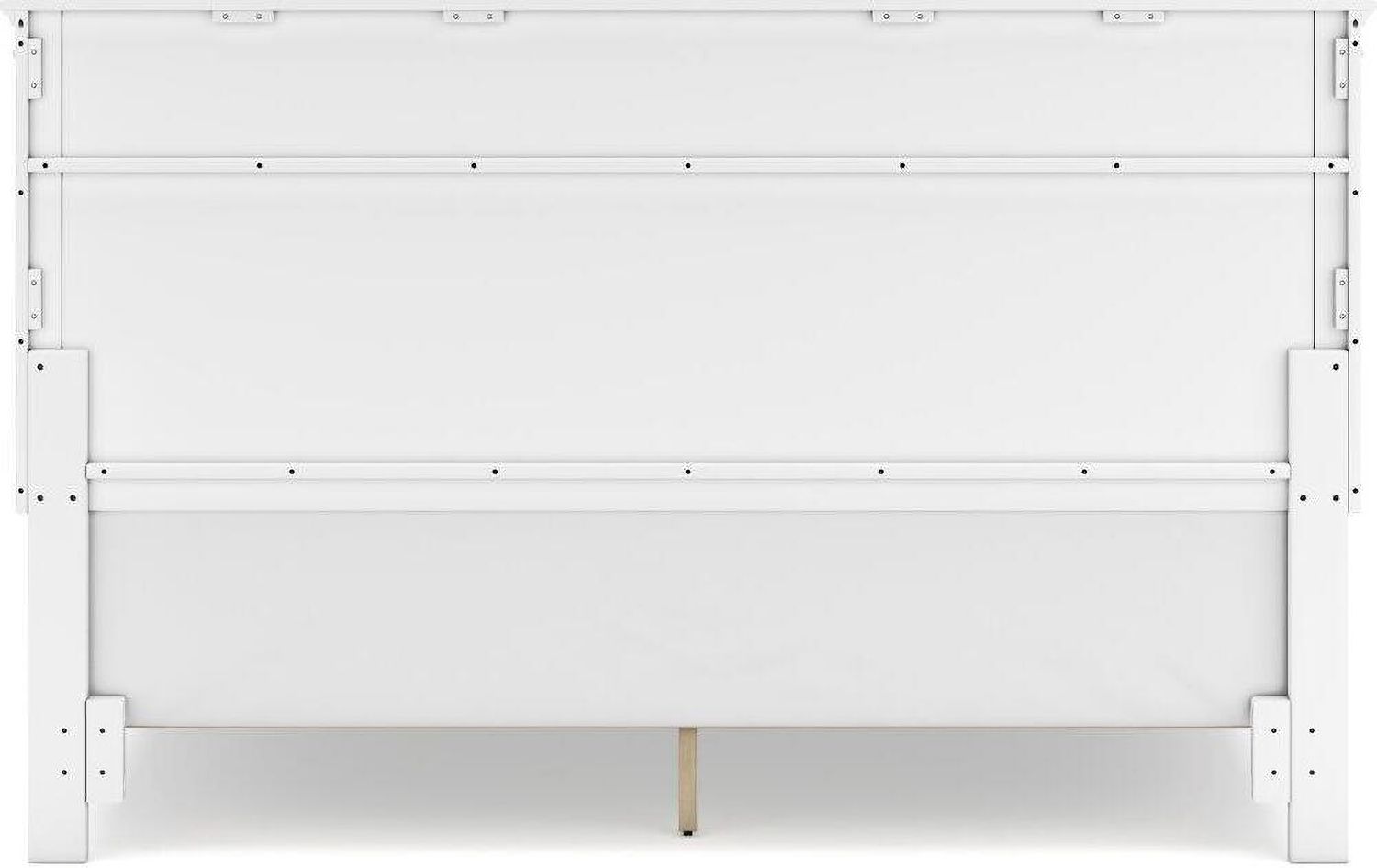 Fortman White King Panel Bed B680B4