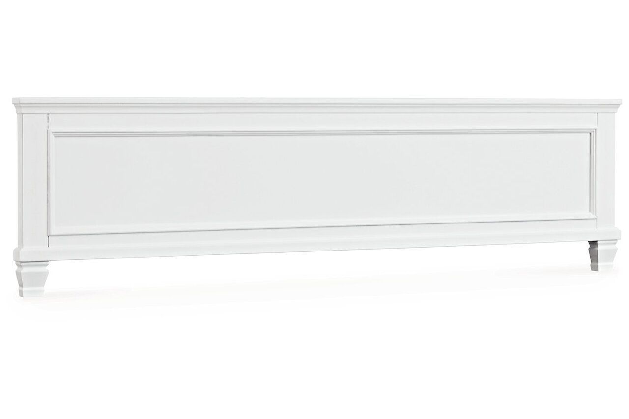 Fortman White King Panel Bed B680B4