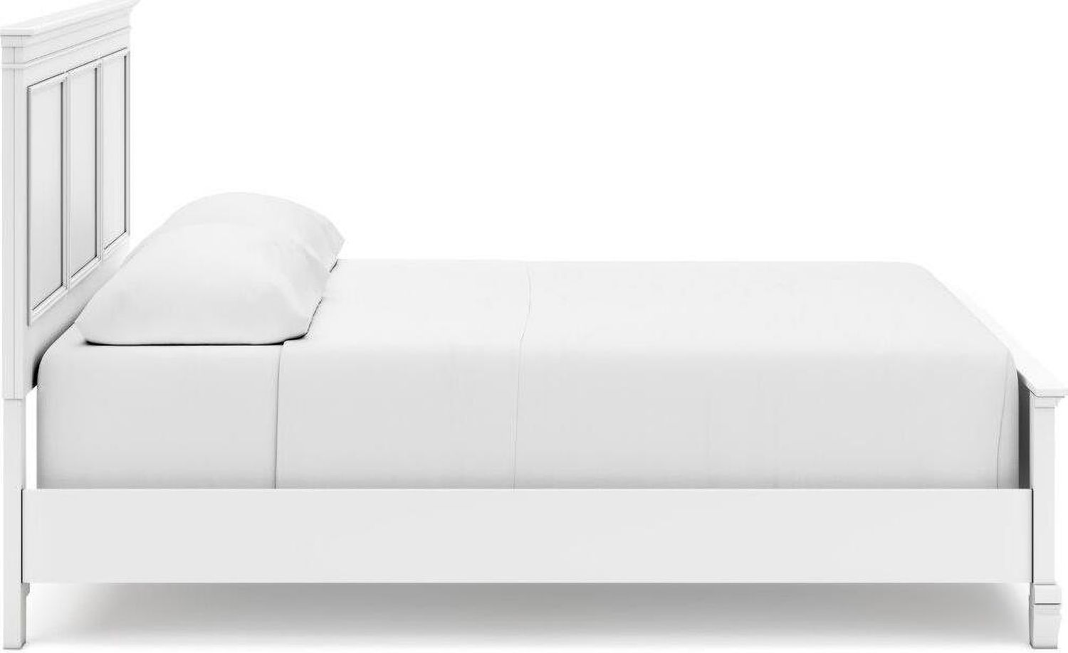 Fortman White California King Panel Bed B680B5