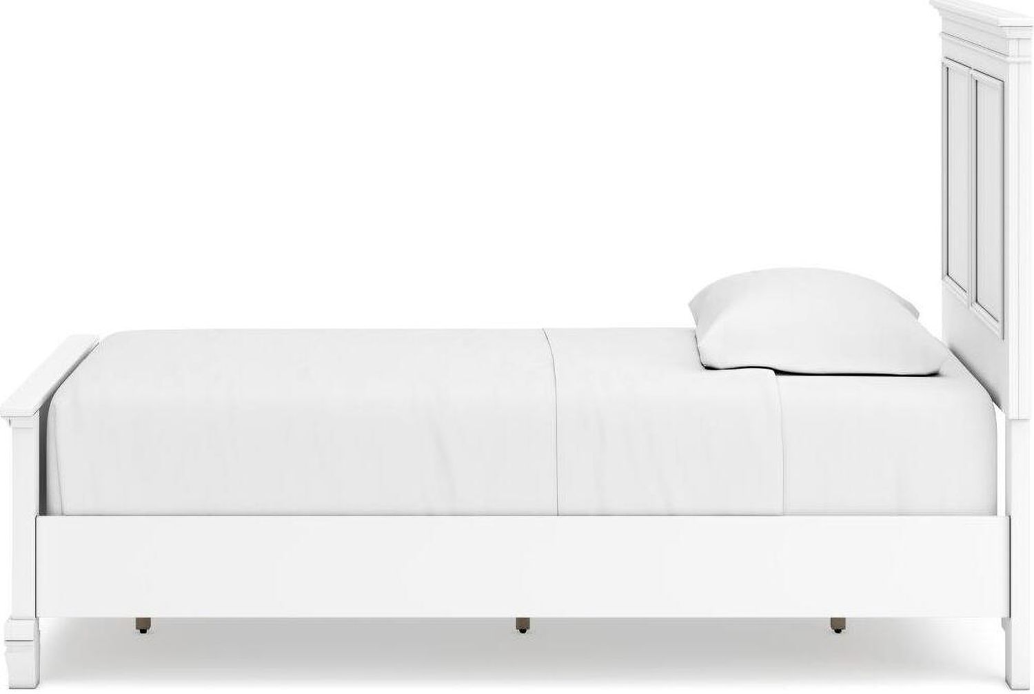 Fortman White Twin Panel Bed B680B6