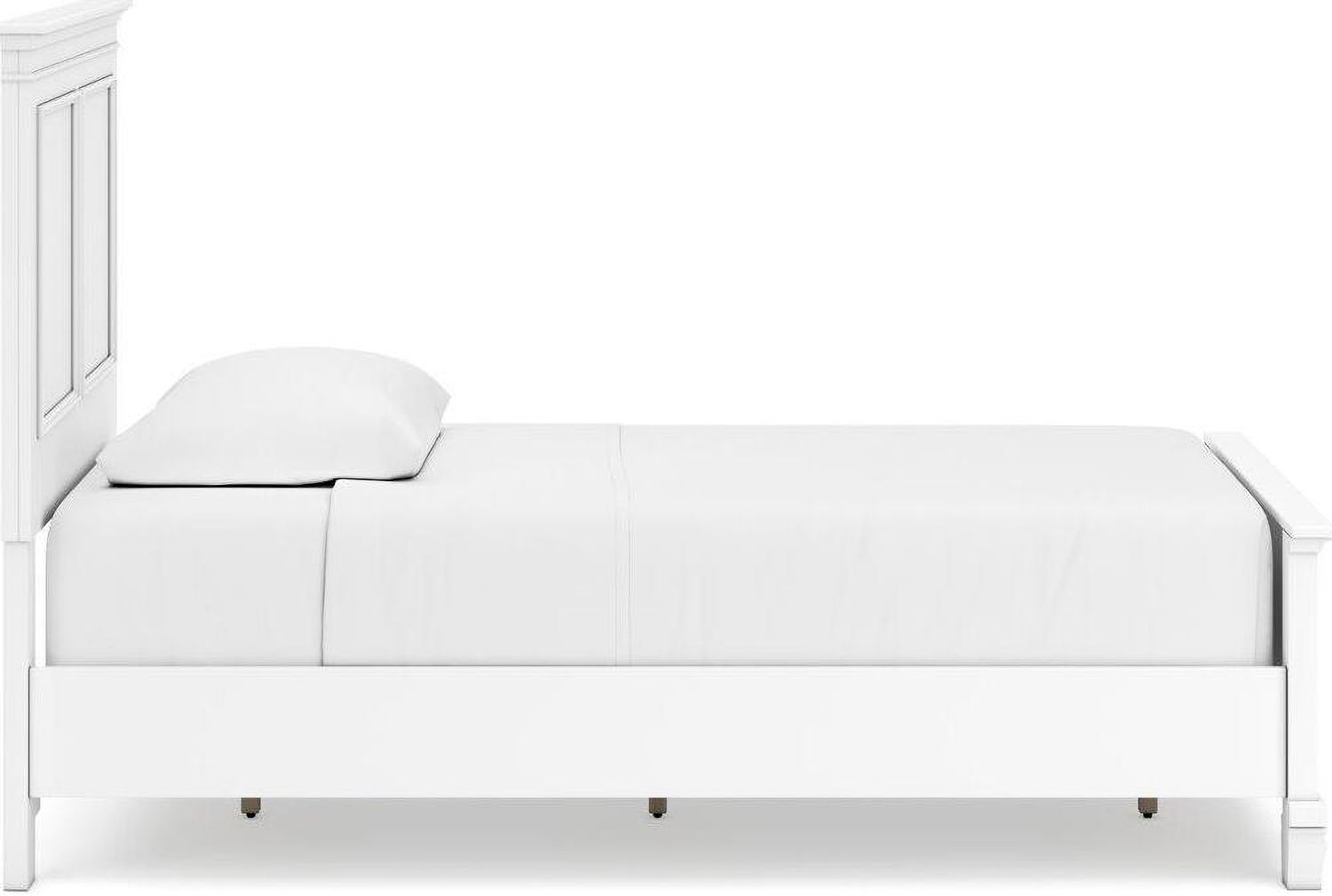 Fortman White Twin Panel Bed B680B6
