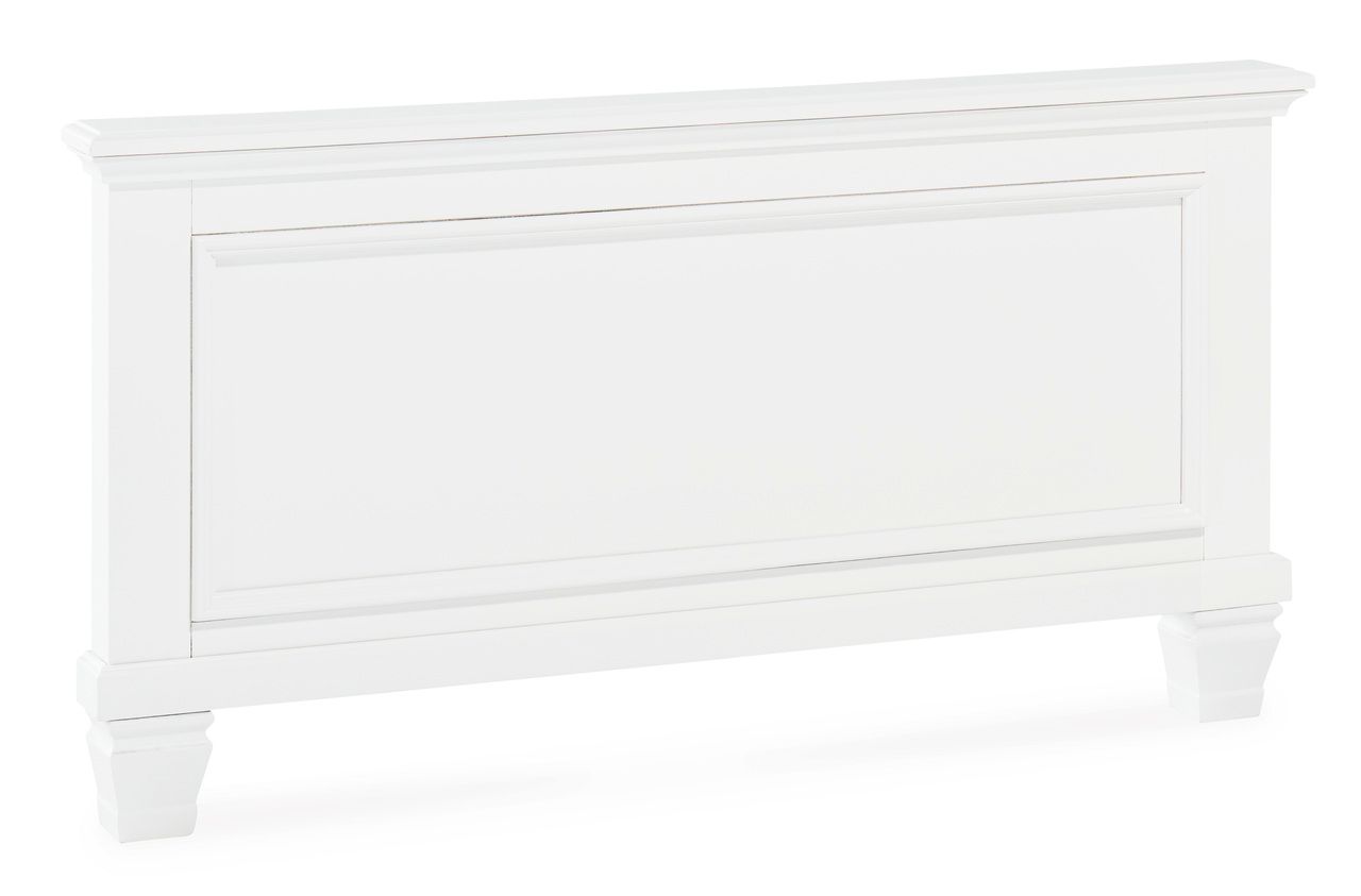 Fortman White Twin Panel Bed B680B6