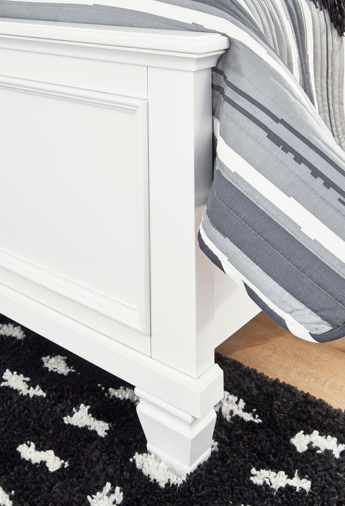 Fortman White Twin Panel Bed B680B6