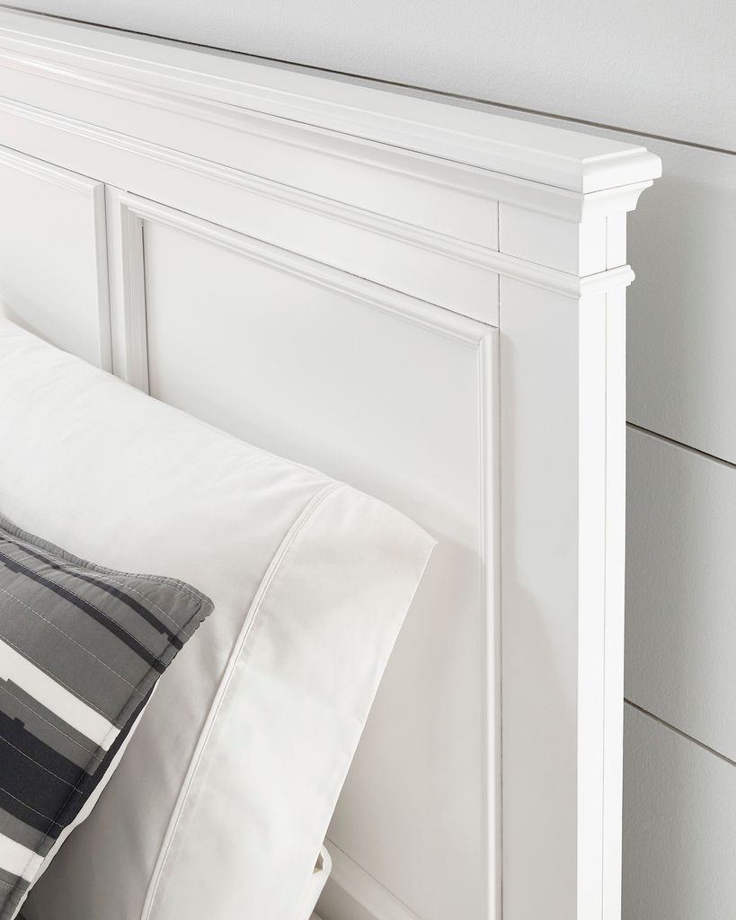 Fortman White Twin Panel Bed B680B6