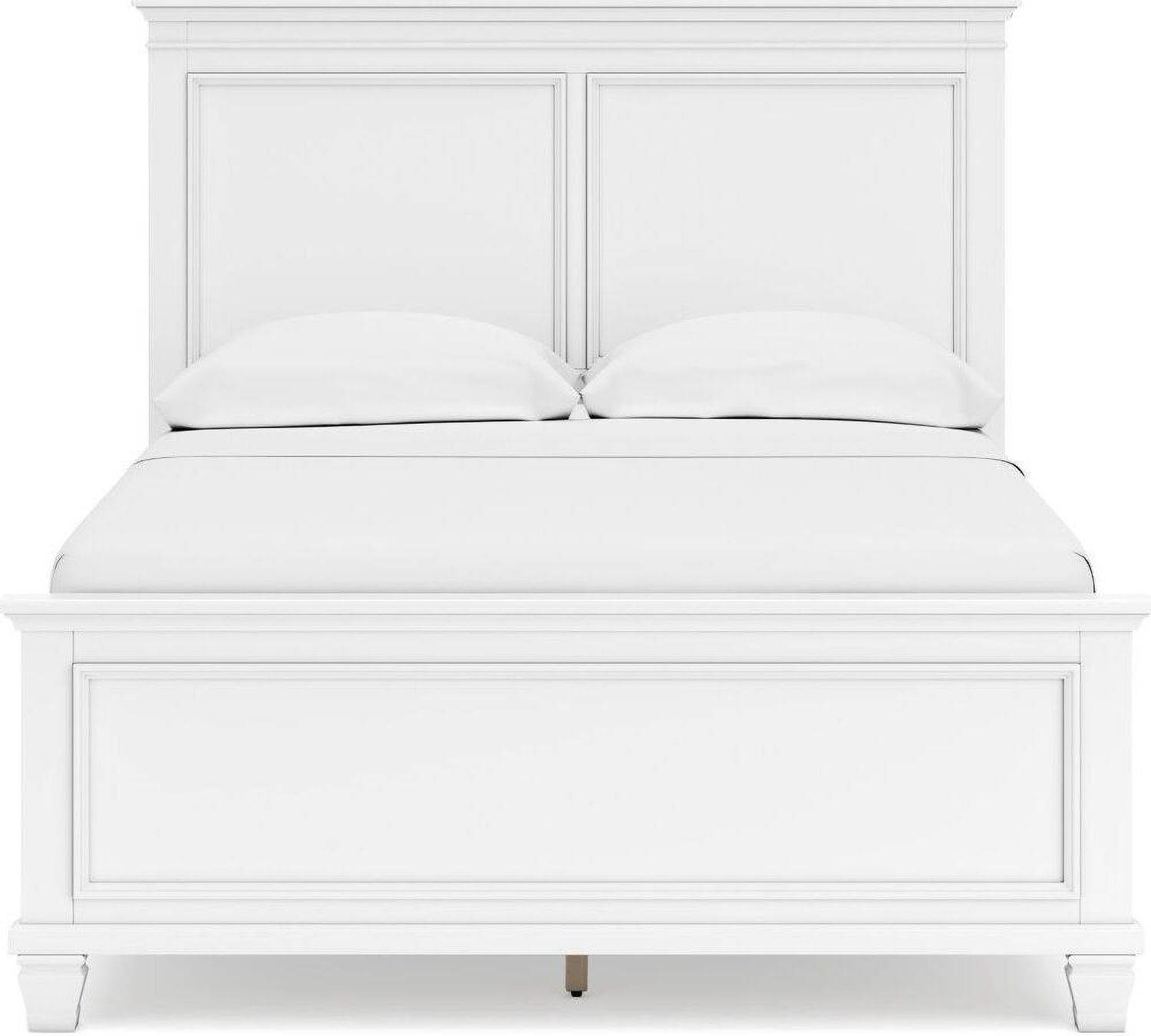 Fortman White Full Panel Bed B680B8