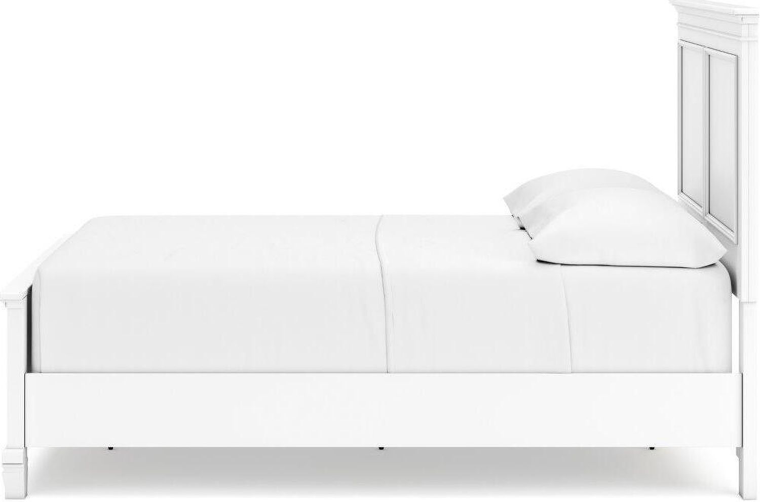 Fortman White Full Panel Bed B680B8