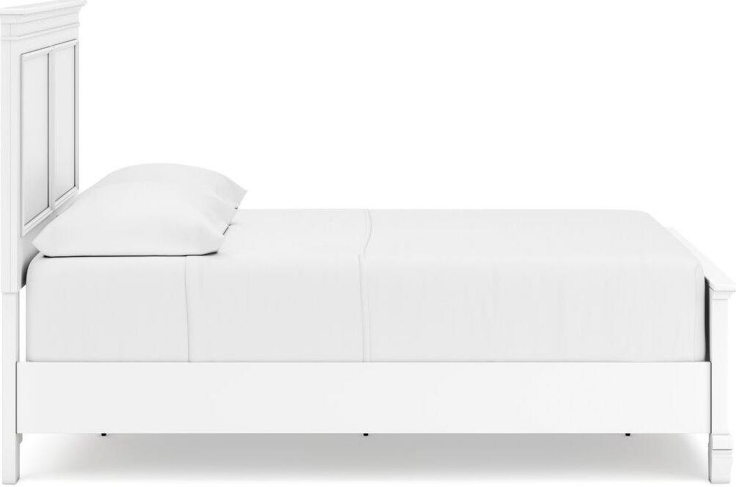 Fortman White Full Panel Bed B680B8