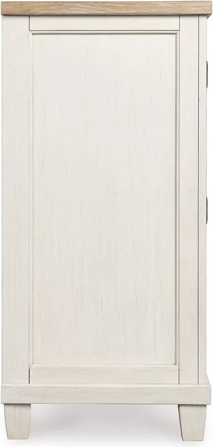 Shaybrock Dresser In White and Brown B68331
