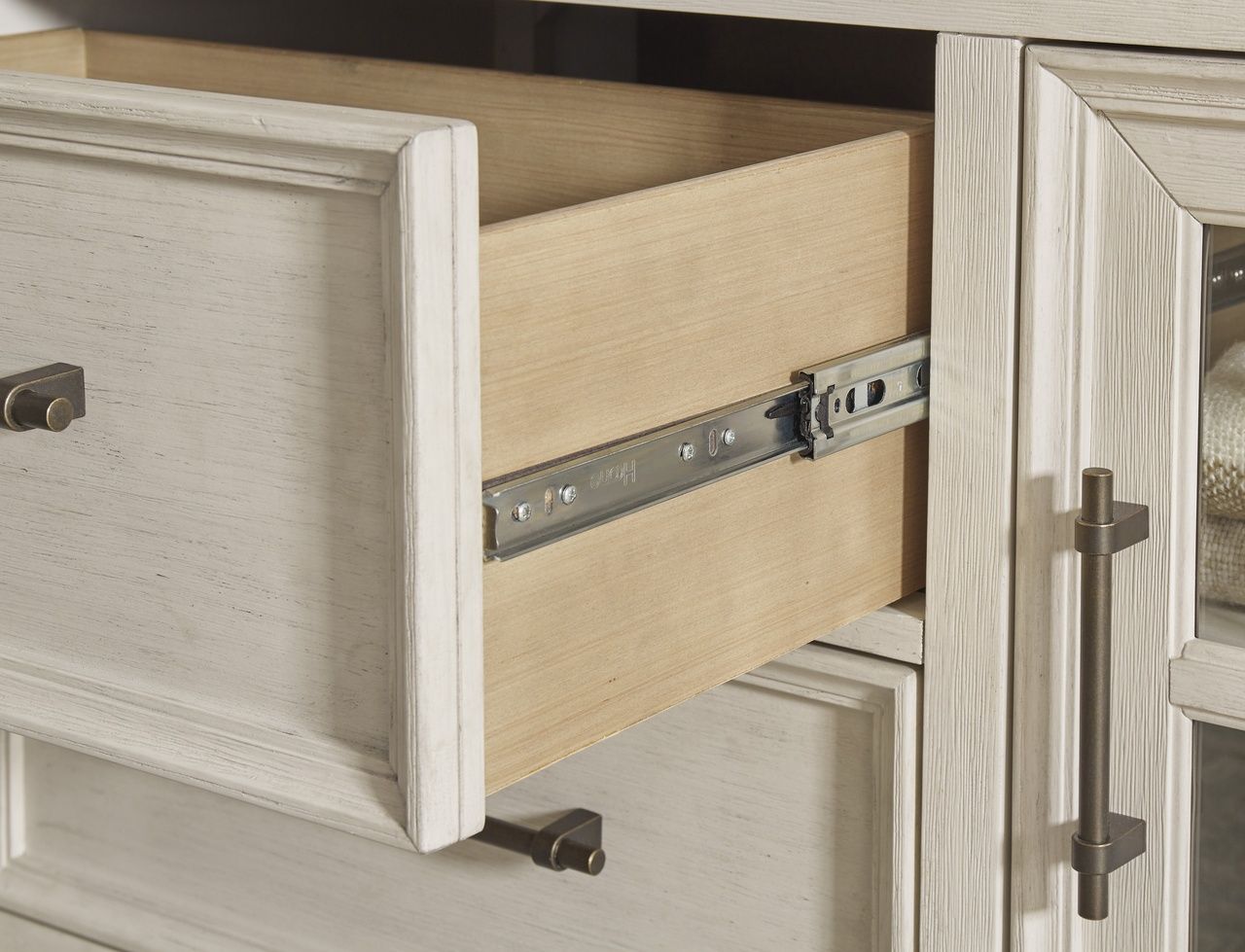 Shaybrock Dresser In White and Brown B68331