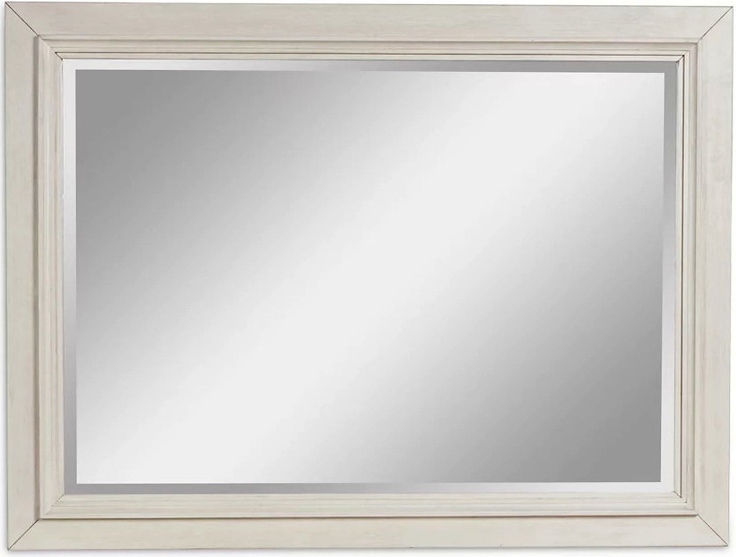 Shaybrock Bedroom Mirror In White and Brown B68336