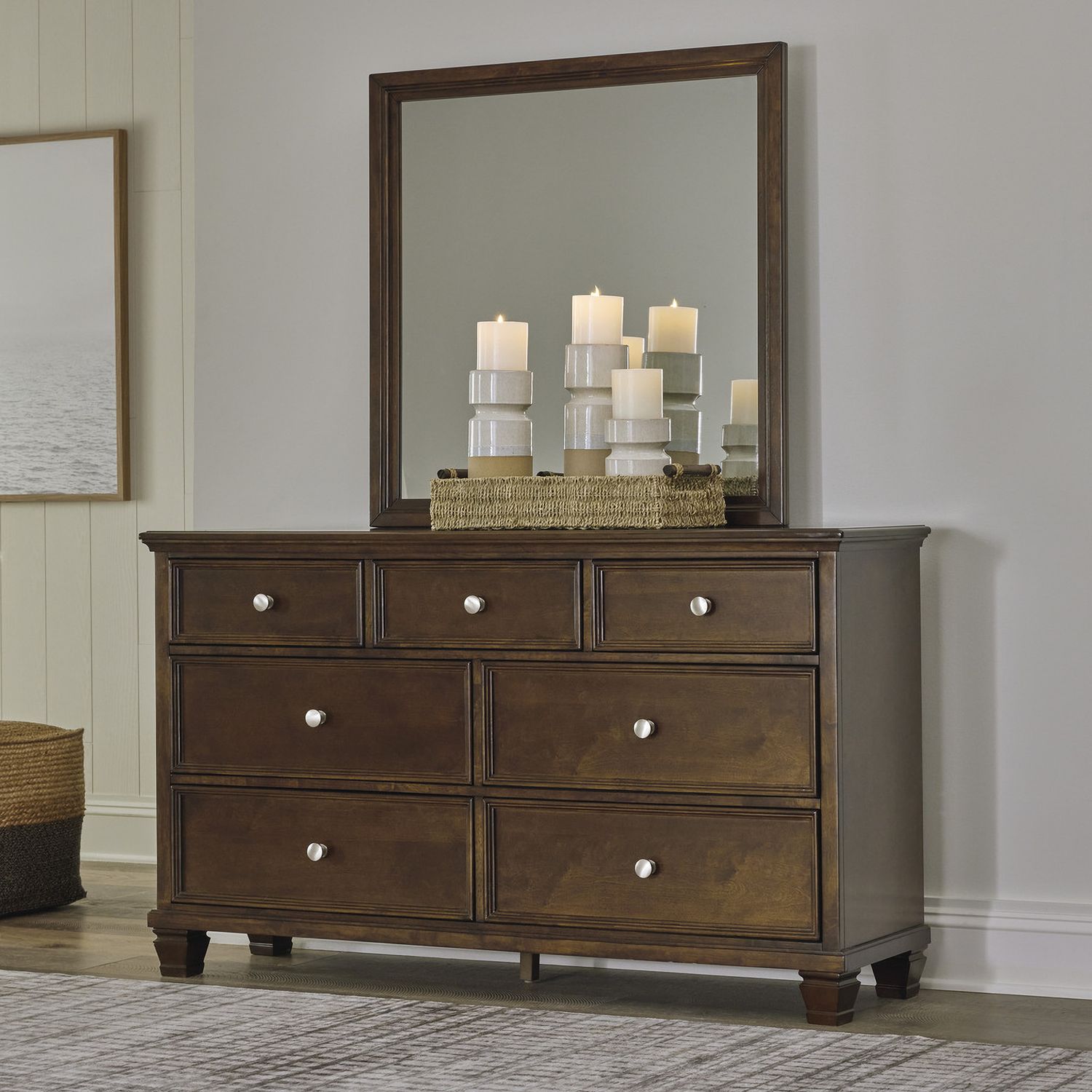 Danabrin Brown Bedroom Mirror B68536