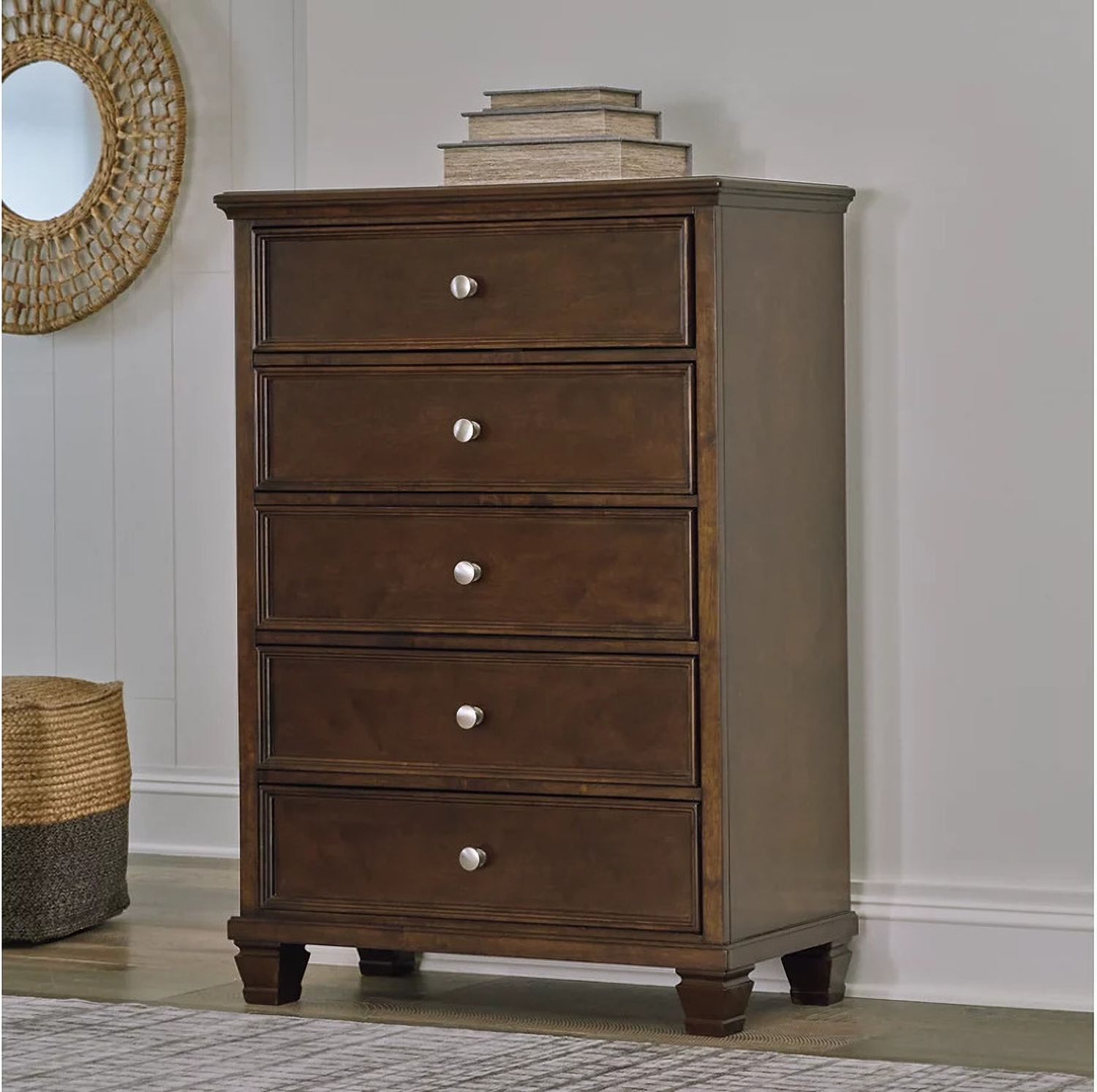 Danabrin Brown Five Drawer Chest B68546