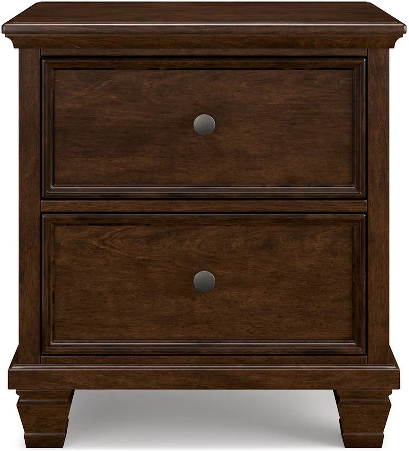 Danabrin Brown Two Drawer Night Stand B68592
