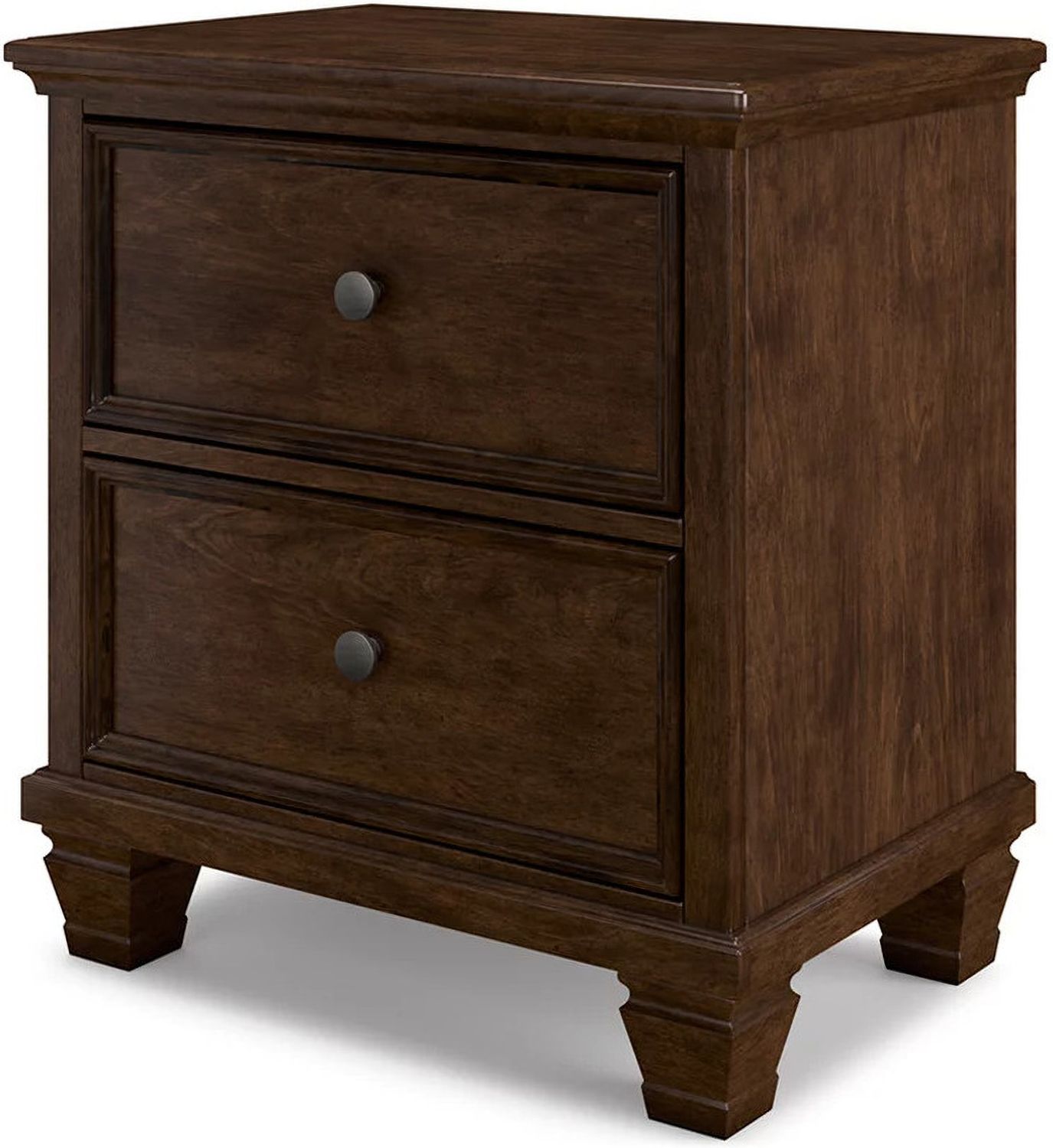 Danabrin Brown Two Drawer Night Stand B68592