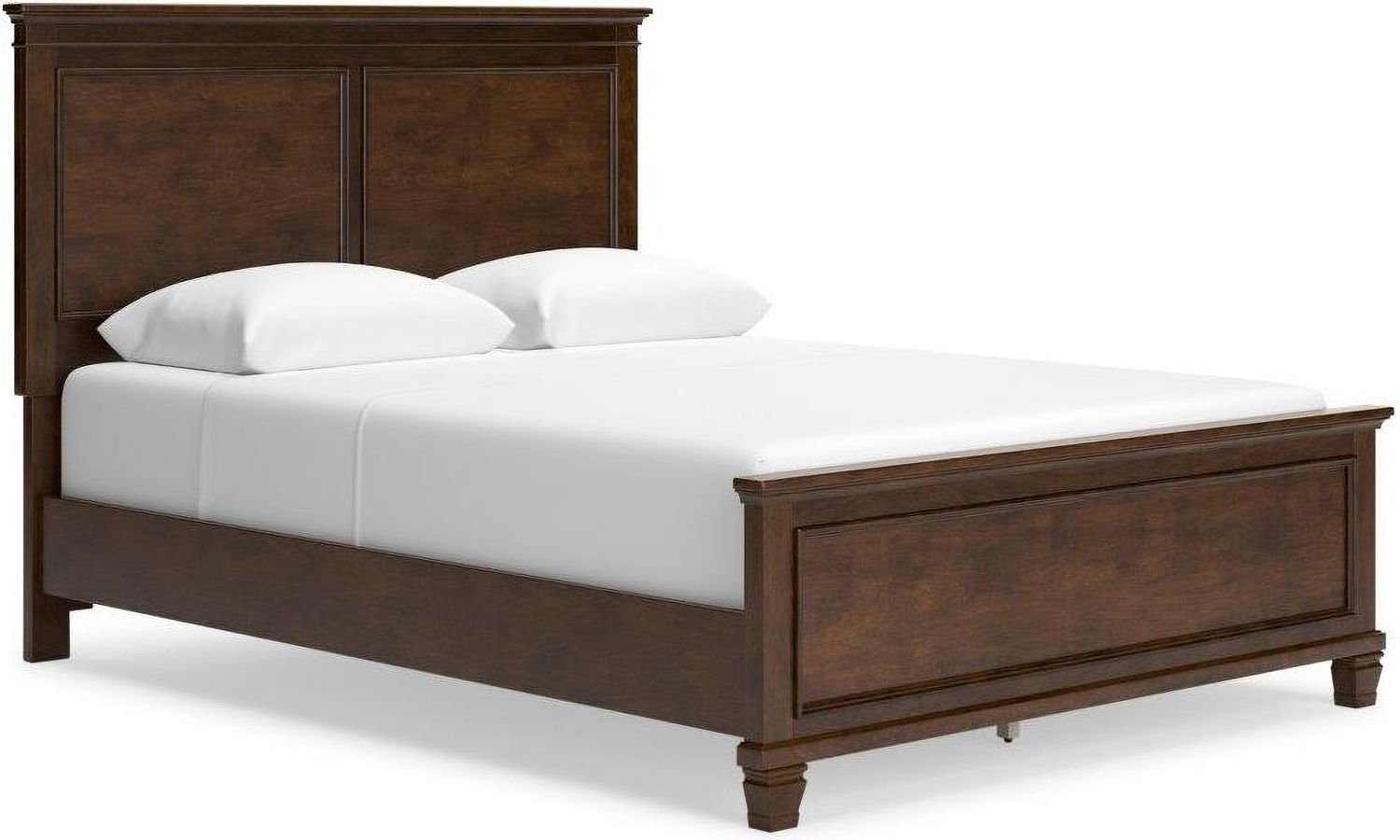 Danabrin Rich Brown Cherry Queen Panel Bed B685B2