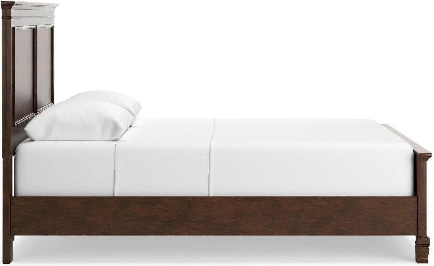 Danabrin Rich Brown Cherry Queen Panel Bed B685B2