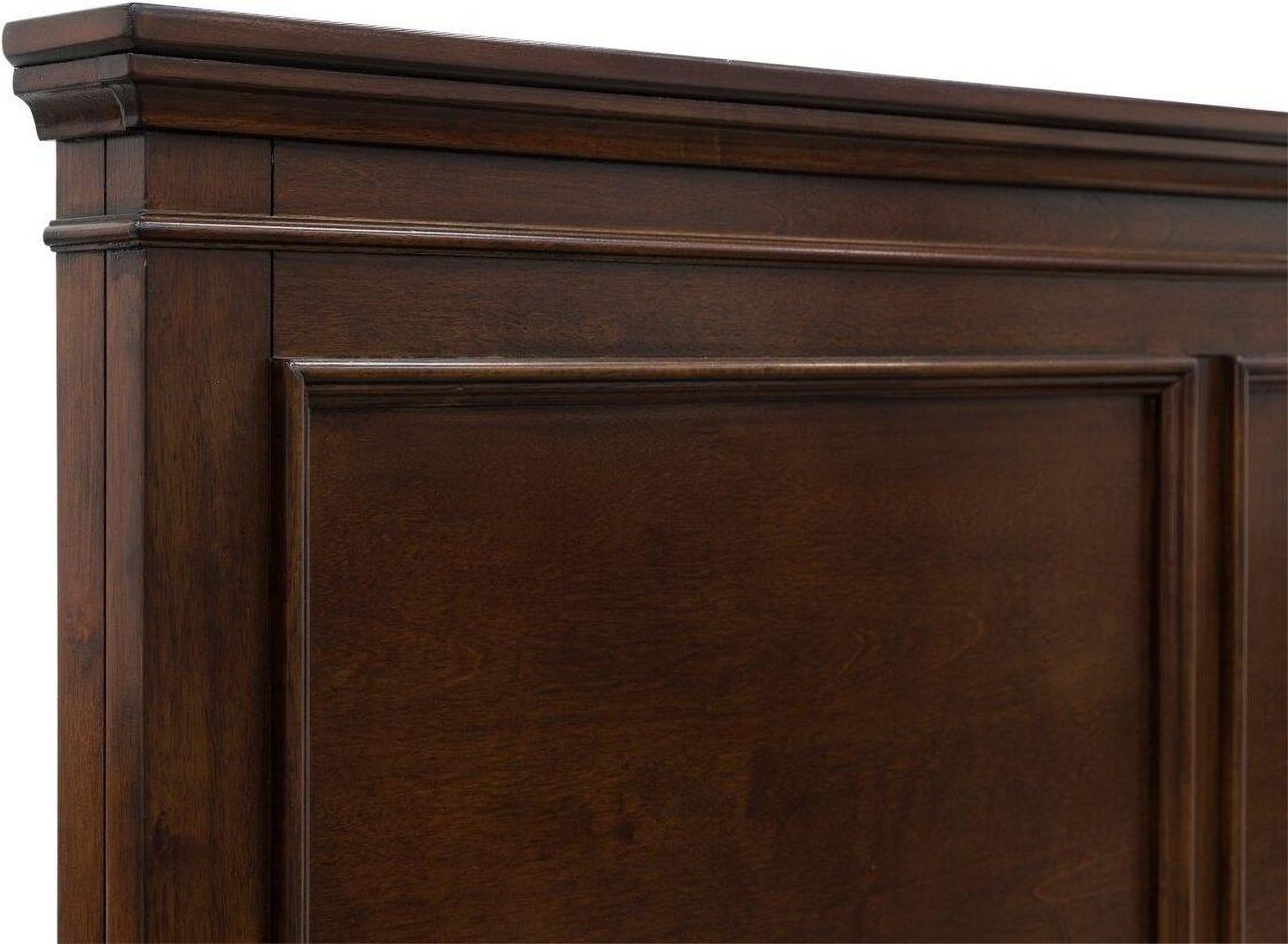 Danabrin Rich Brown Cherry Queen Panel Bed B685B2