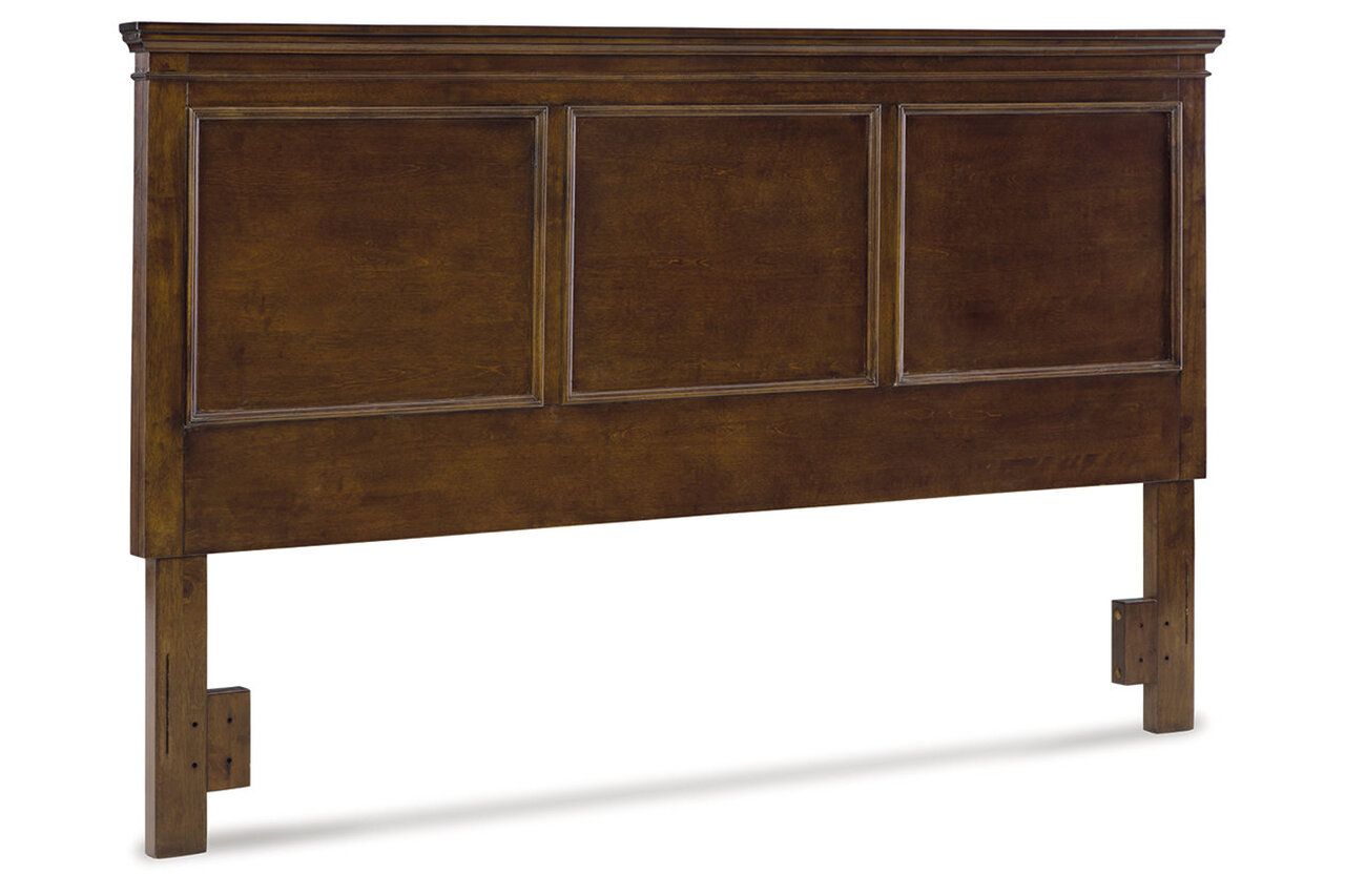Danabrin Rich Brown Cherry King Panel Bed B685B4