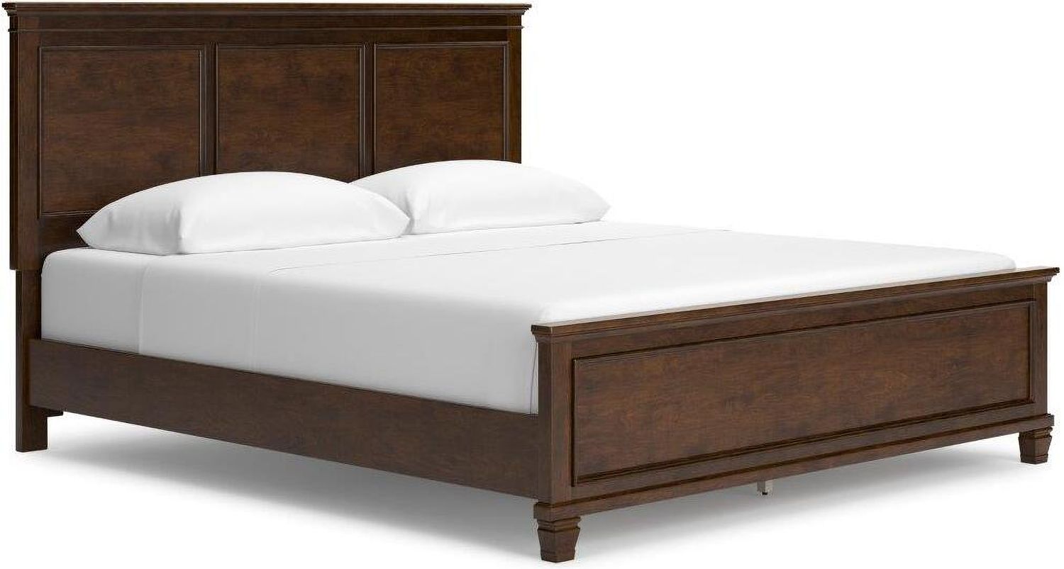 Danabrin Rich Brown Cherry California King Panel Bed B685B5