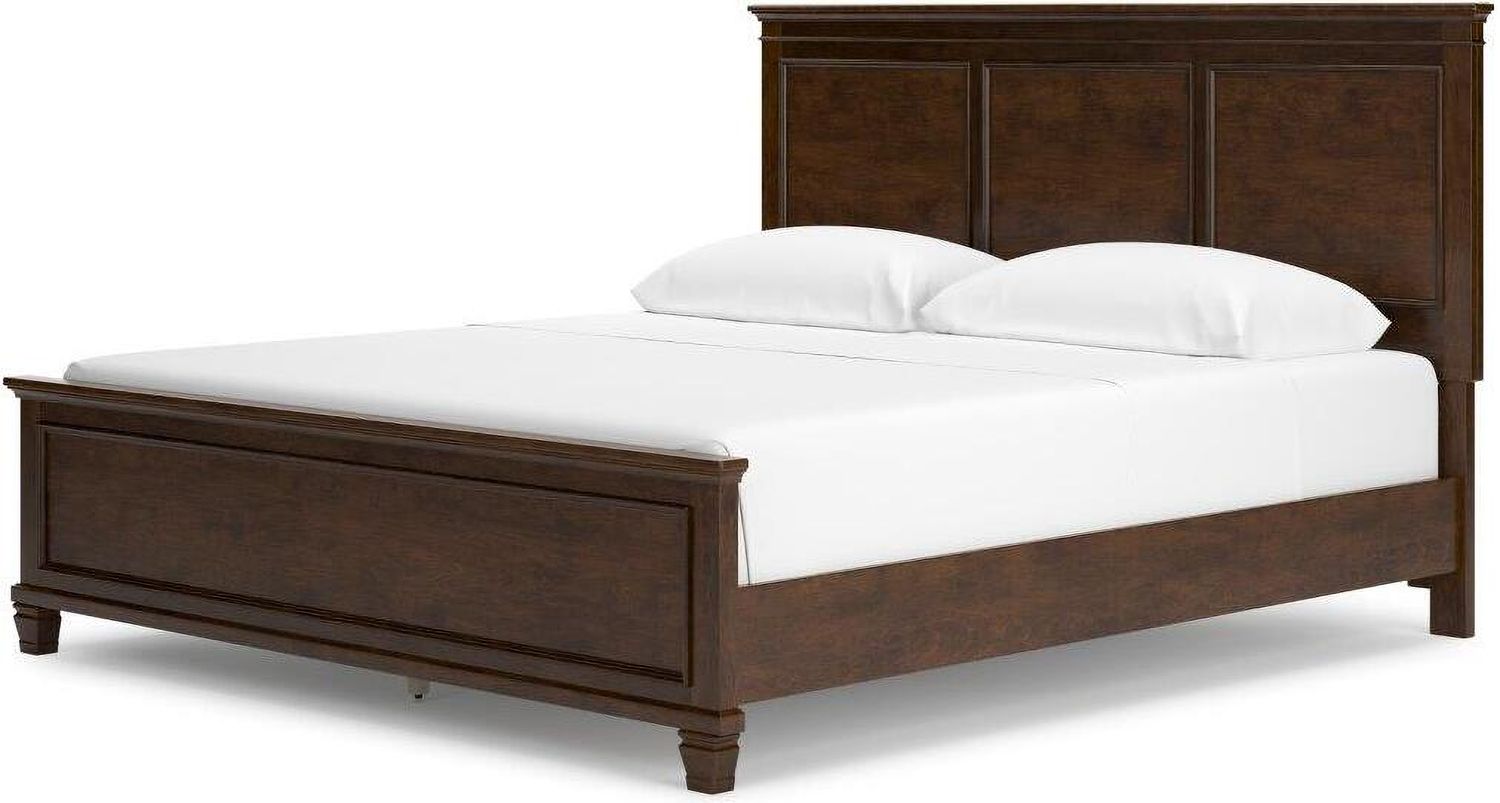 Danabrin Rich Brown Cherry California King Panel Bed B685B5