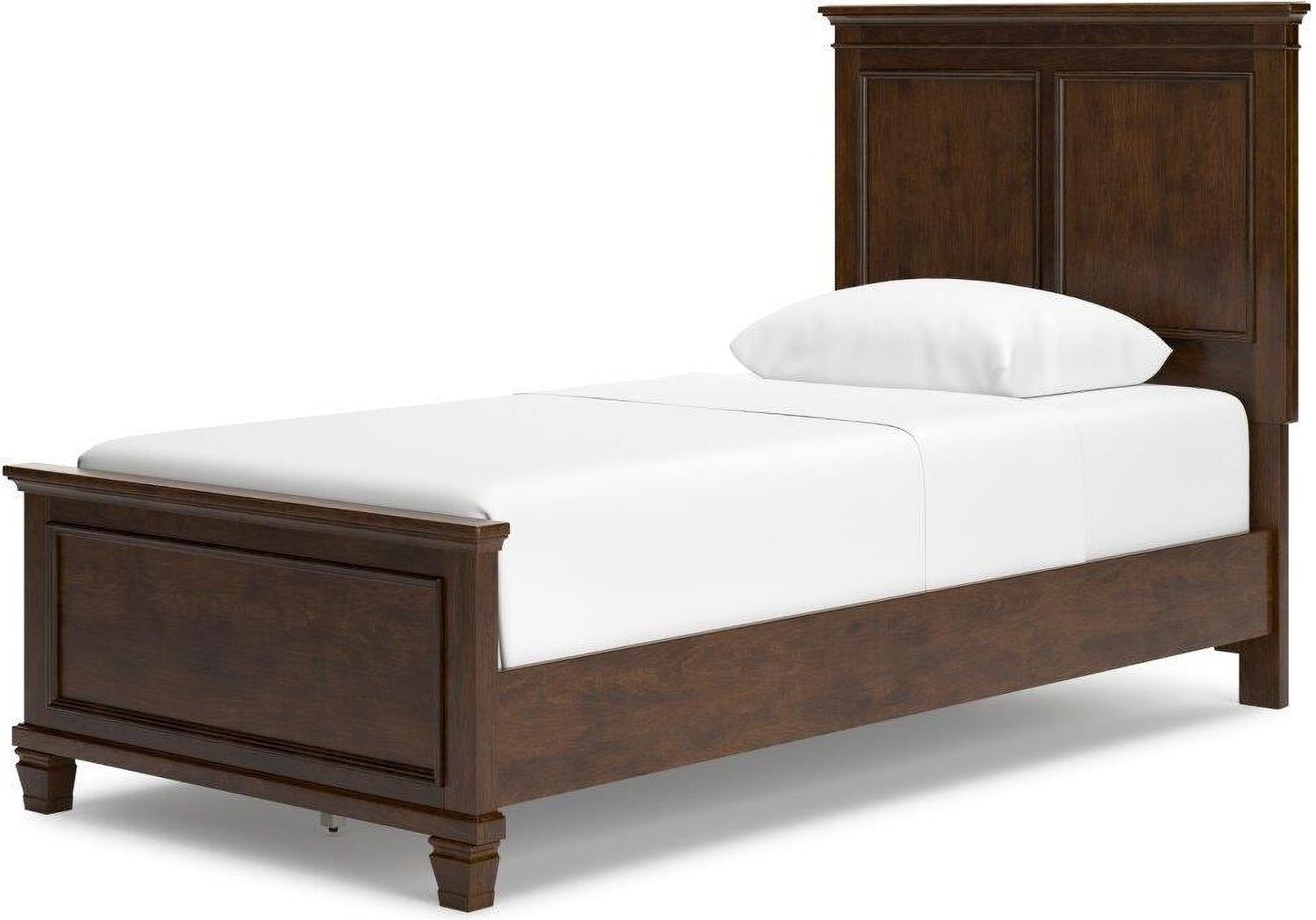 Danabrin Rich Brown Cherry Twin Panel Bed B685B6