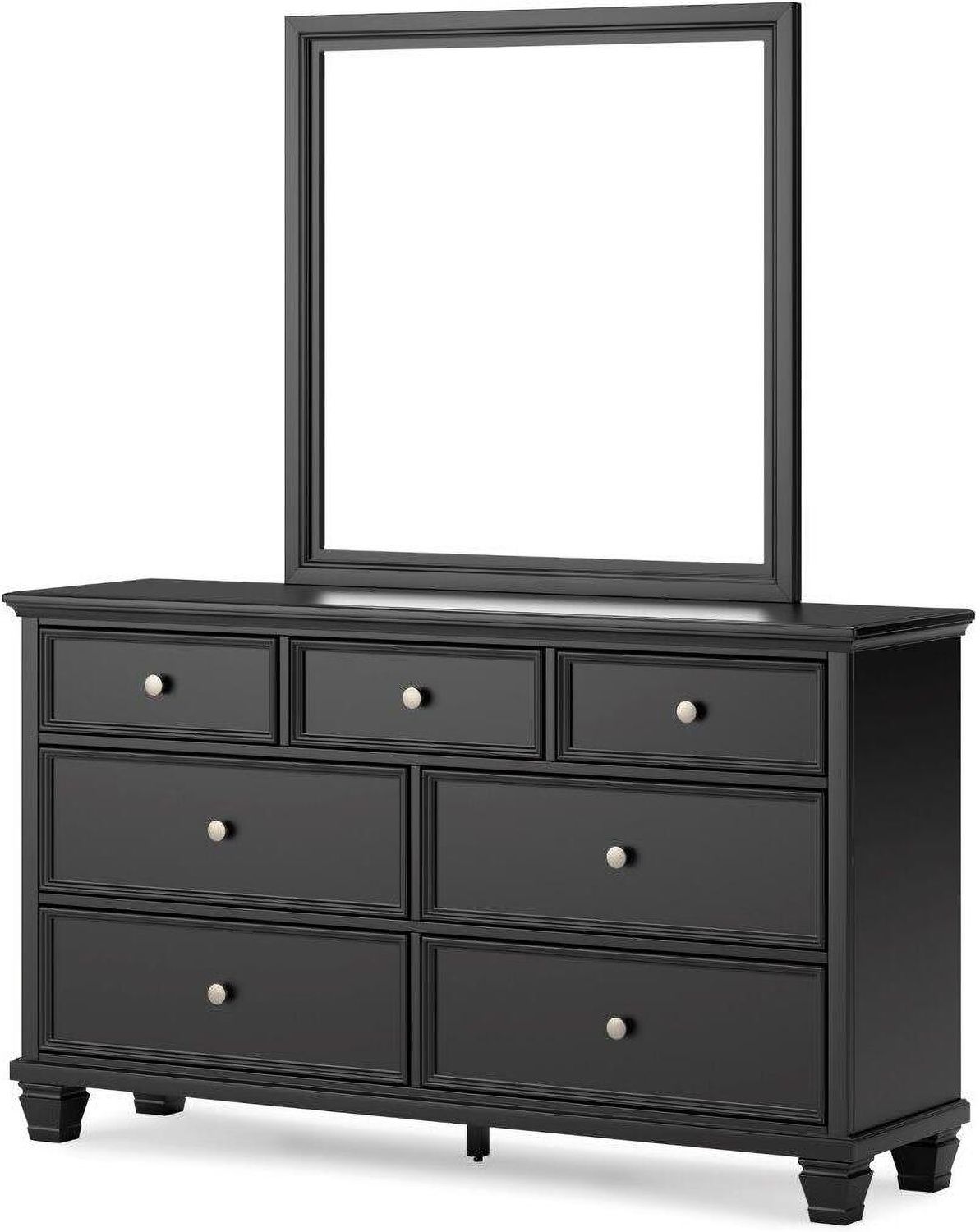 Lanolee Black Bedroom Mirror B68736