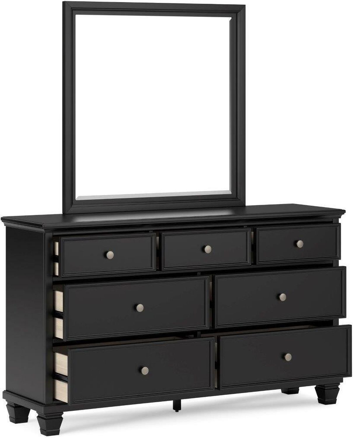 Lanolee Black Bedroom Mirror B68736