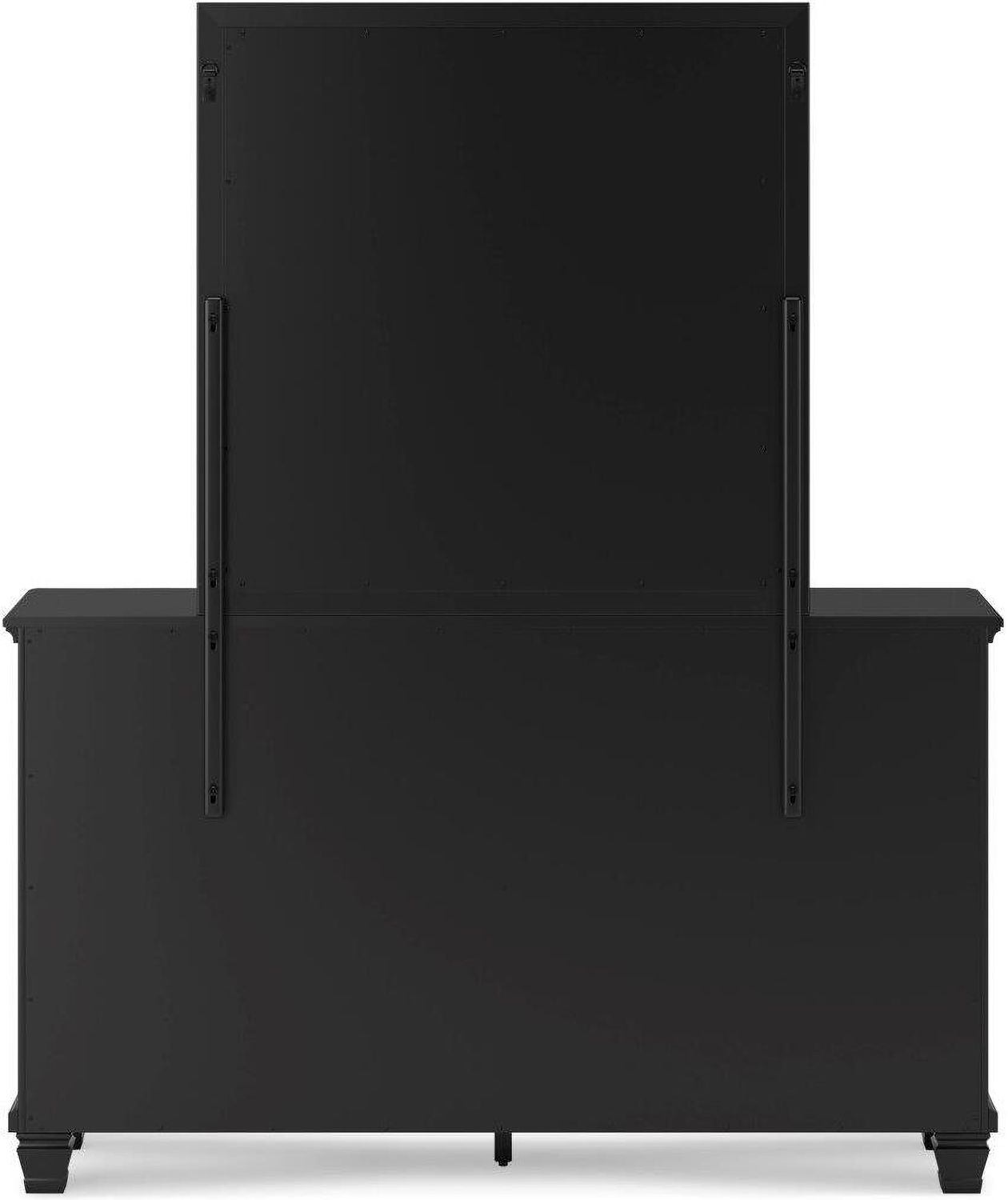 Lanolee Black Bedroom Mirror B68736