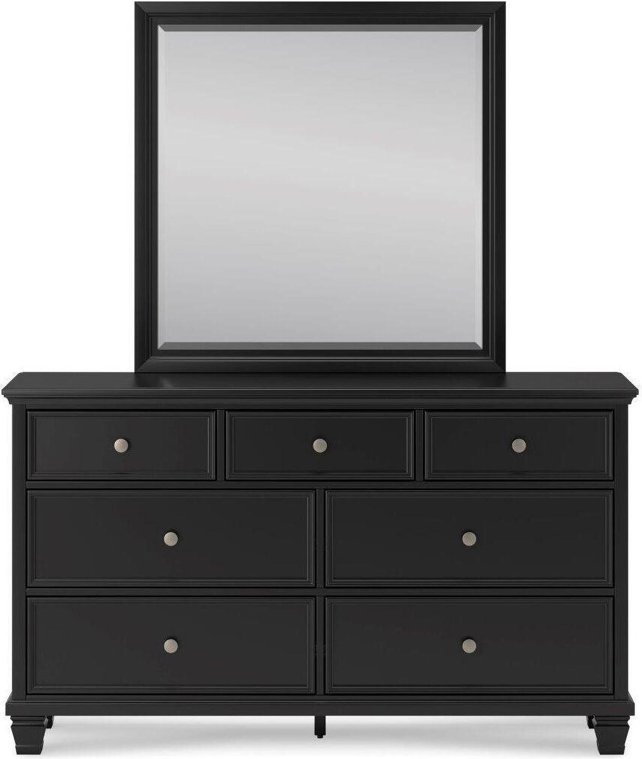 Lanolee Black Bedroom Mirror B68736