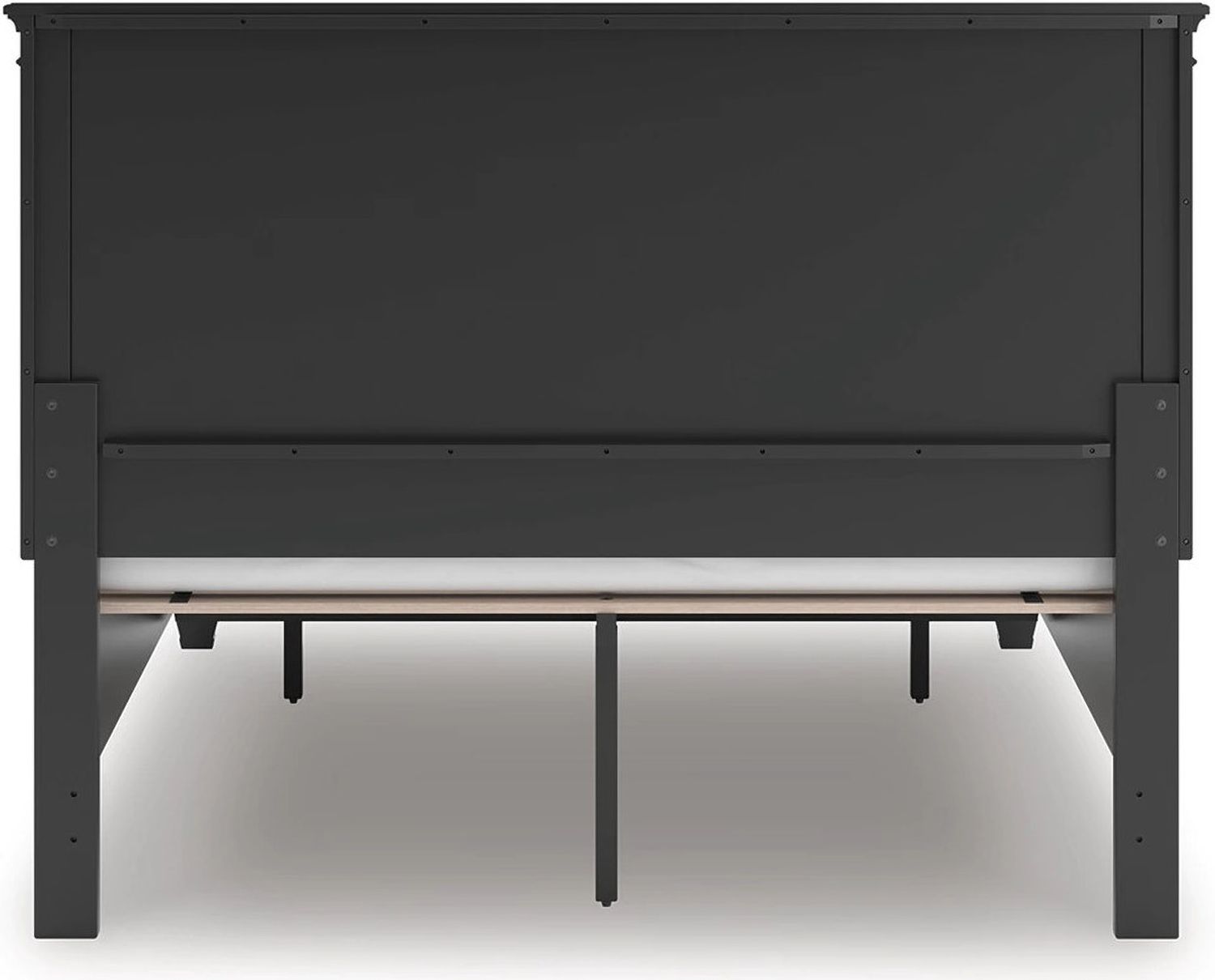 Lanolee Queen Panel Storage Bed In Black B687B17