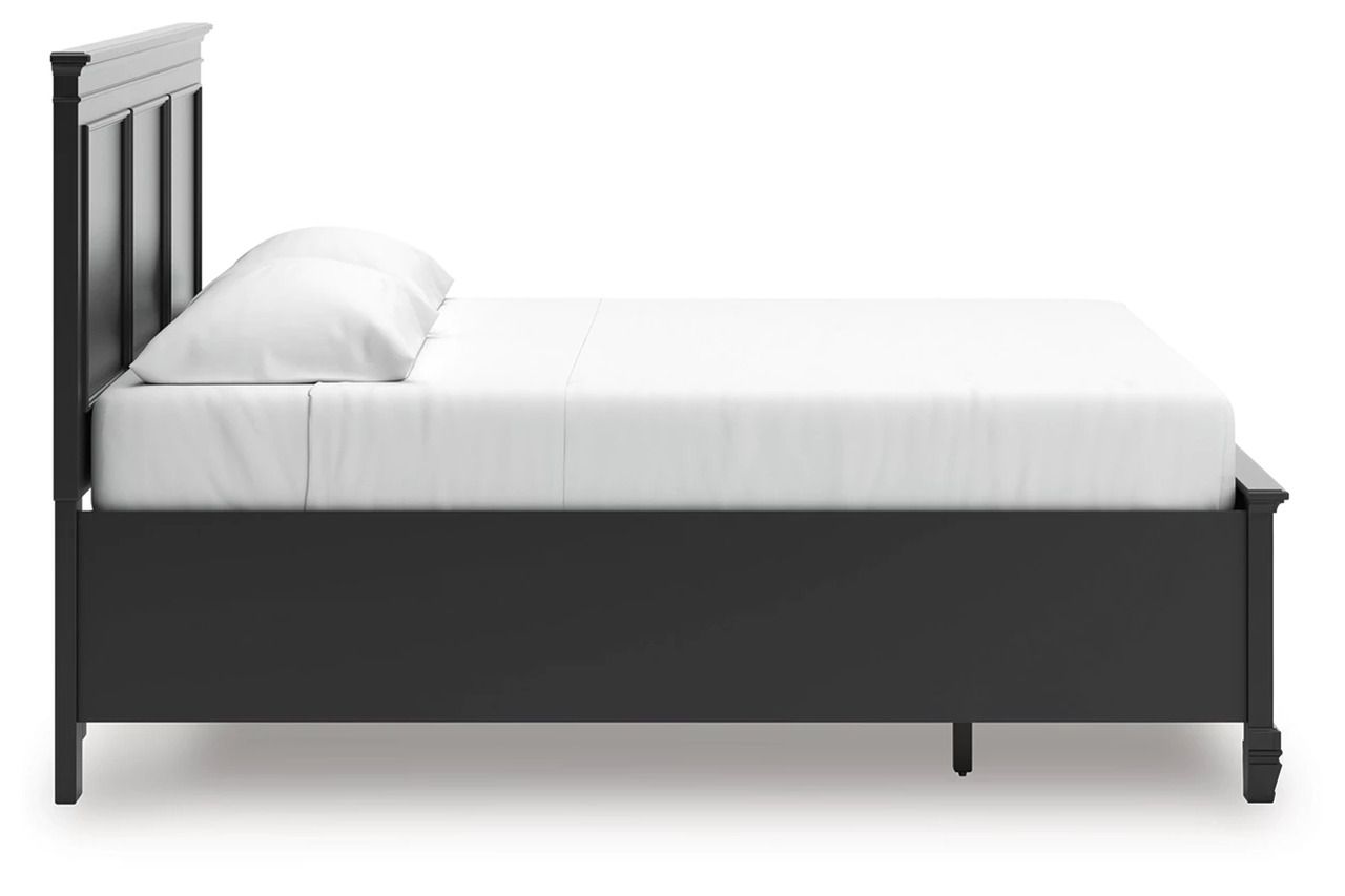 Lanolee King Panel Storage Bed In Black B687B19
