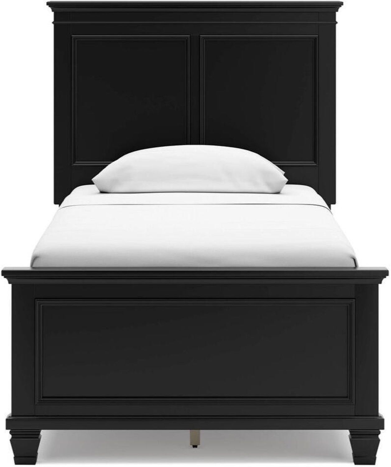 Lanolee Twin Panel Bed In Black B687B2